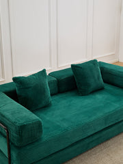 Selene Compressed Modular Sofa Bed-14.2" Seat Height