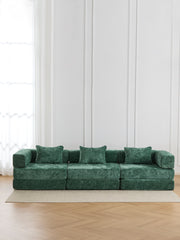 Selene Three-Seater Compressed Modular Sofa -14.2" Seat Height