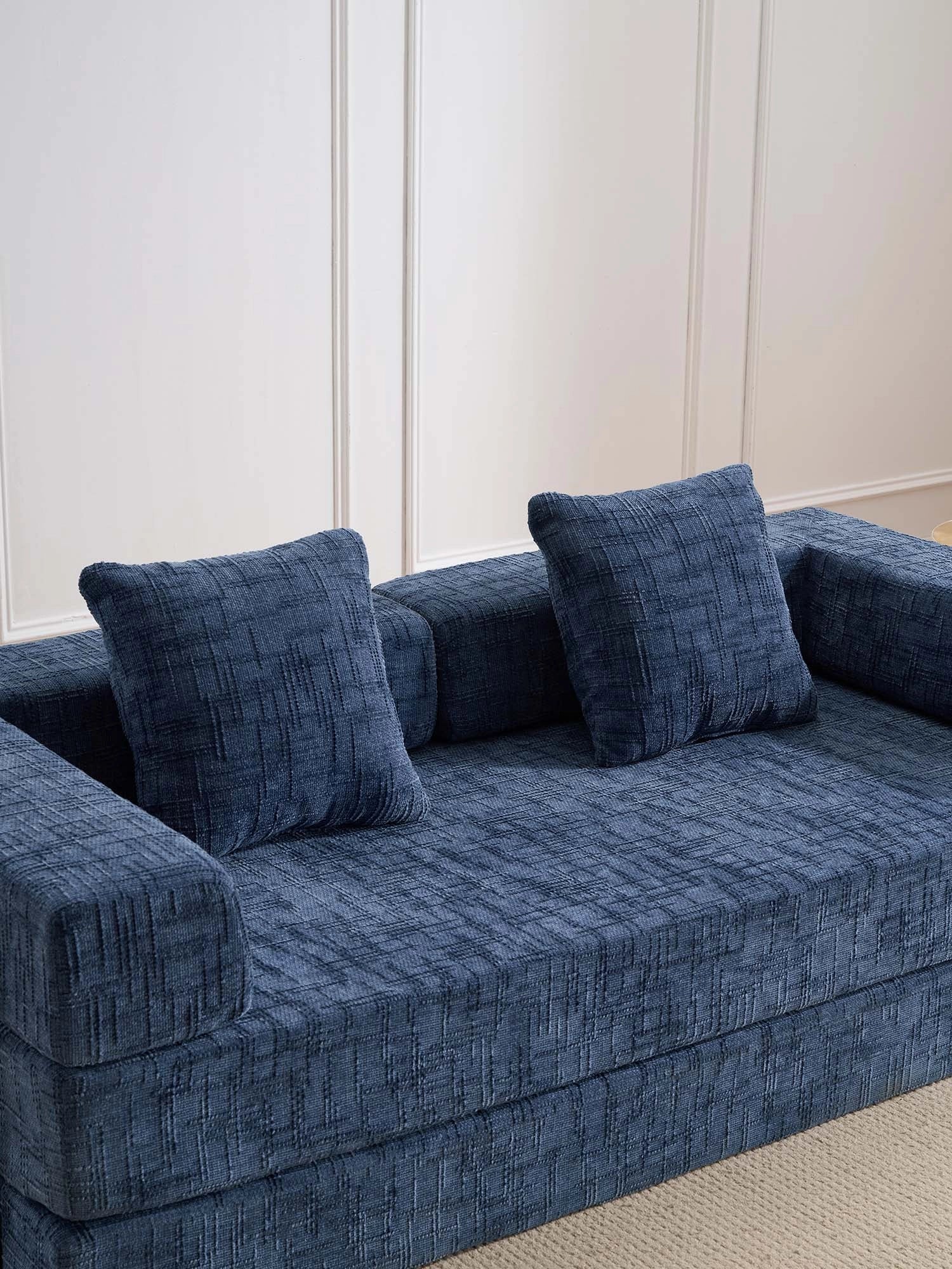 Selene Compressed Modular Sofa Bed-14.2" Seat Height