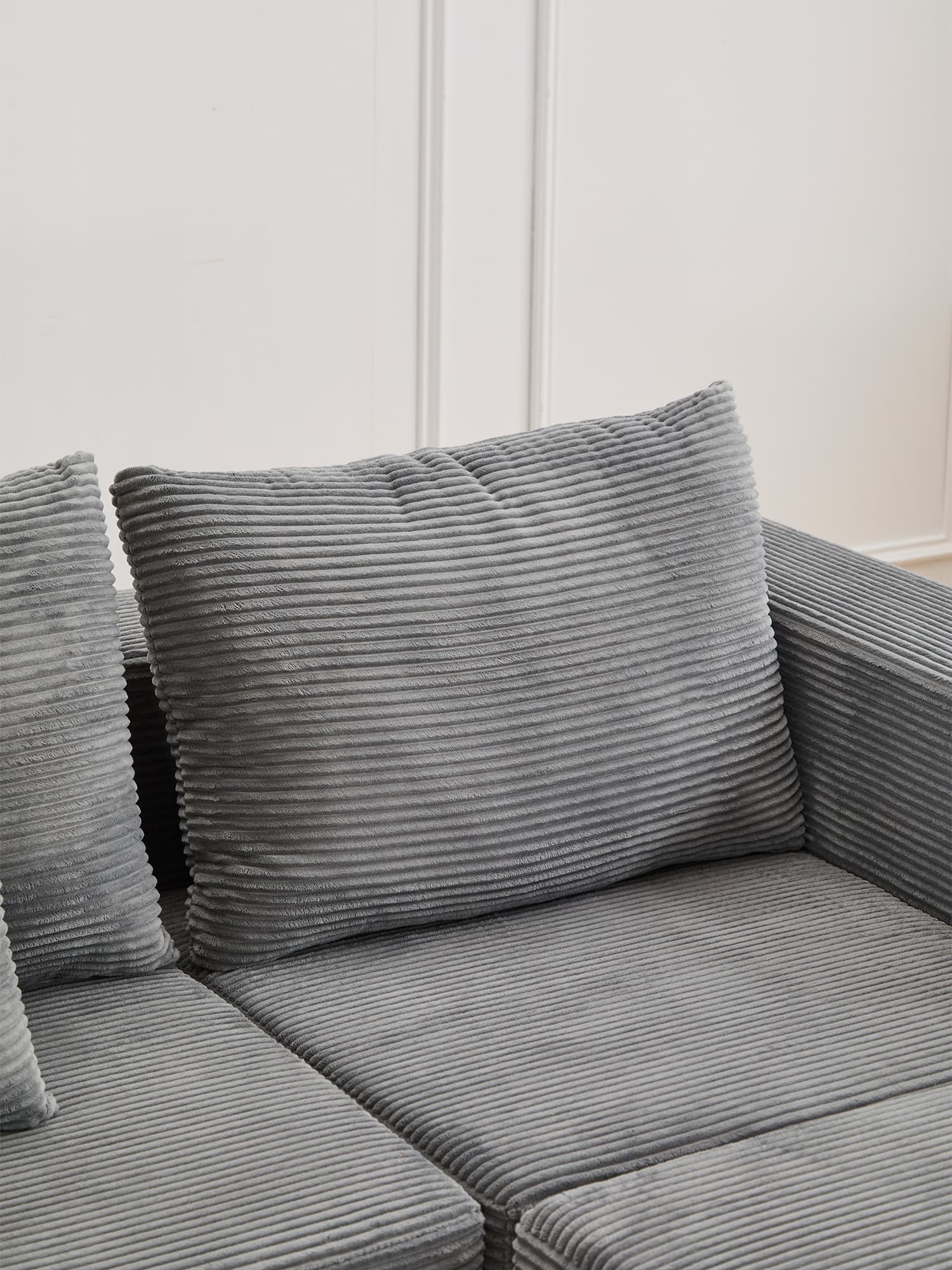 Hestia Compressed Modular Sofa with Cup Holders & Storage