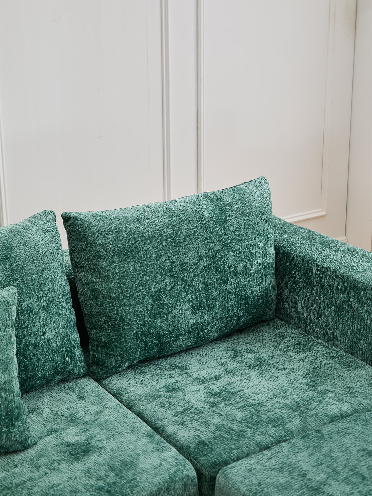Hestia Compressed Modular Sofa with Cup Holders & Storage