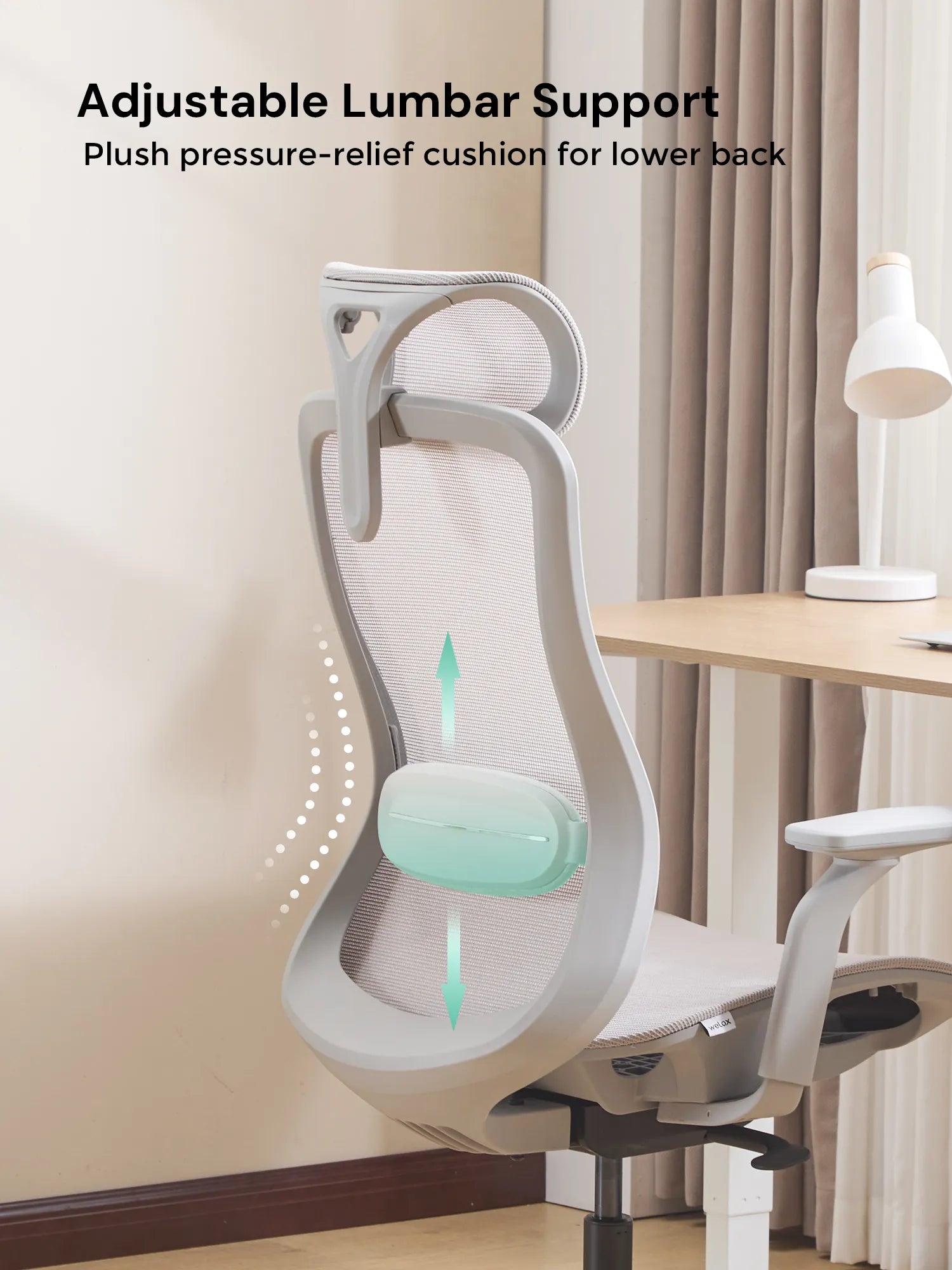 S5 Office Chair with Smooth Arch Design Style