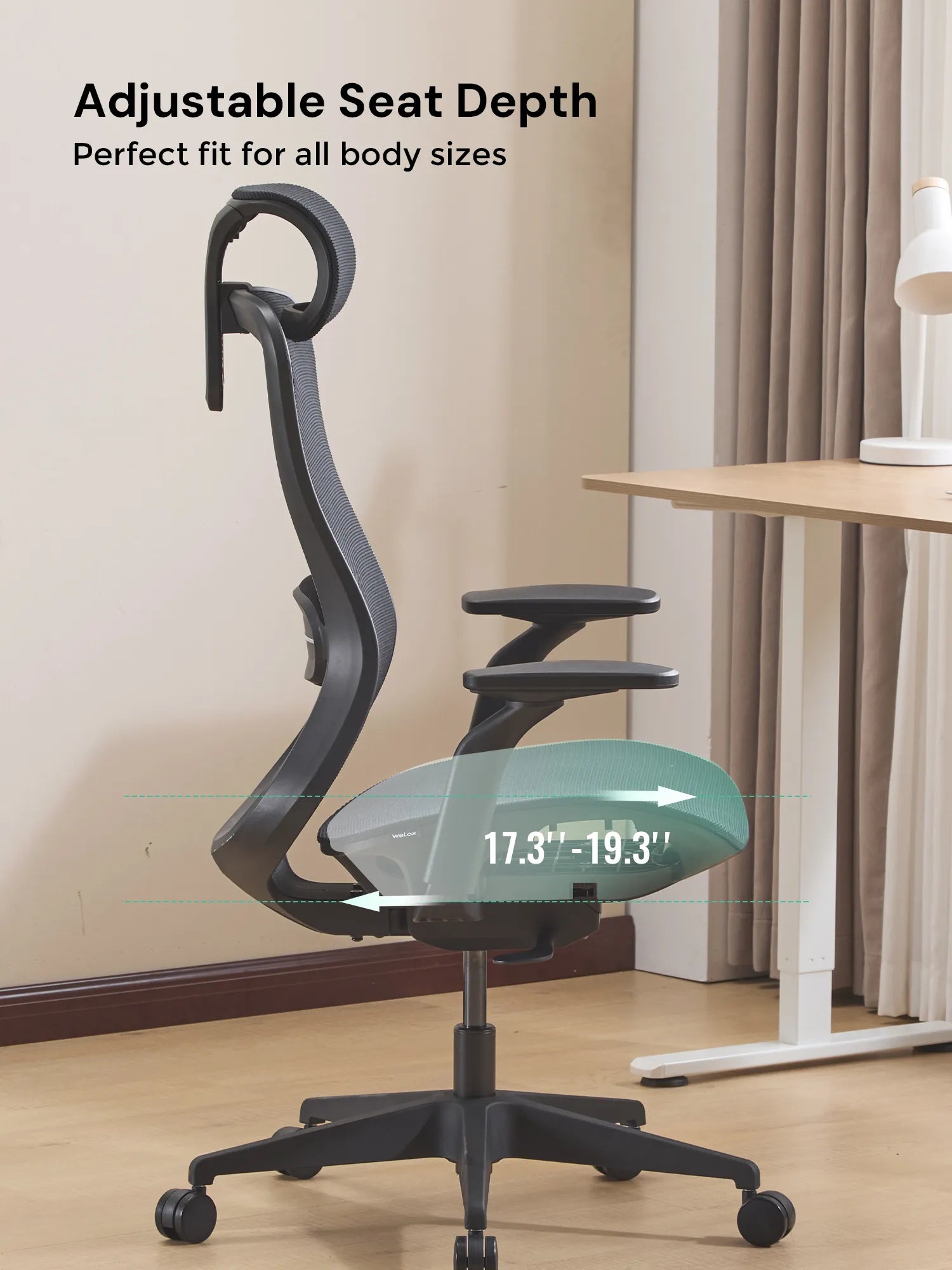 S5 Office Chair with Smooth Arch Design Style