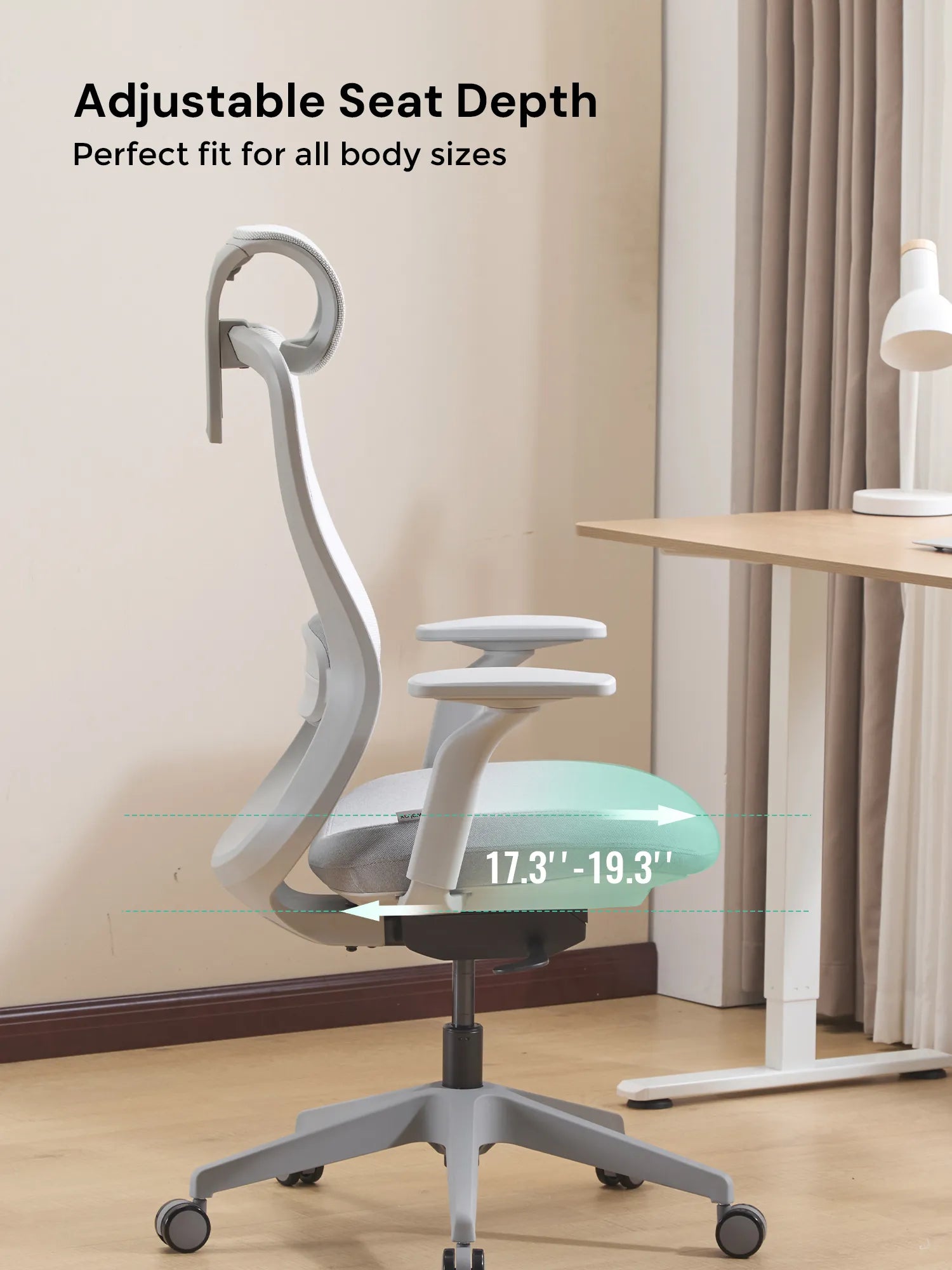 S5 Office Chair with Smooth Arch Design Style