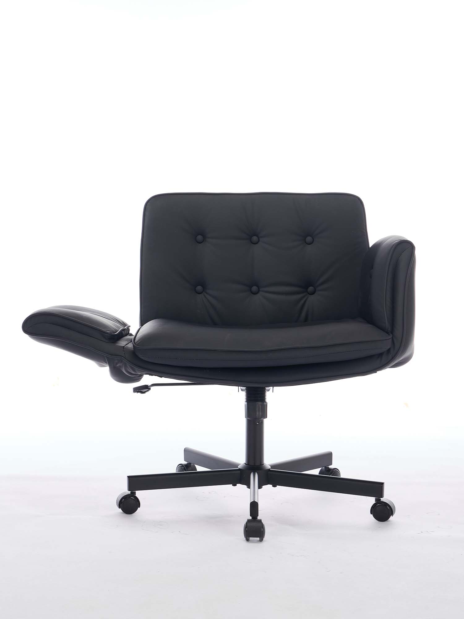 P6 Criss Cross Chair with Pet-Friendly Upholstery and Adjustable Armrests