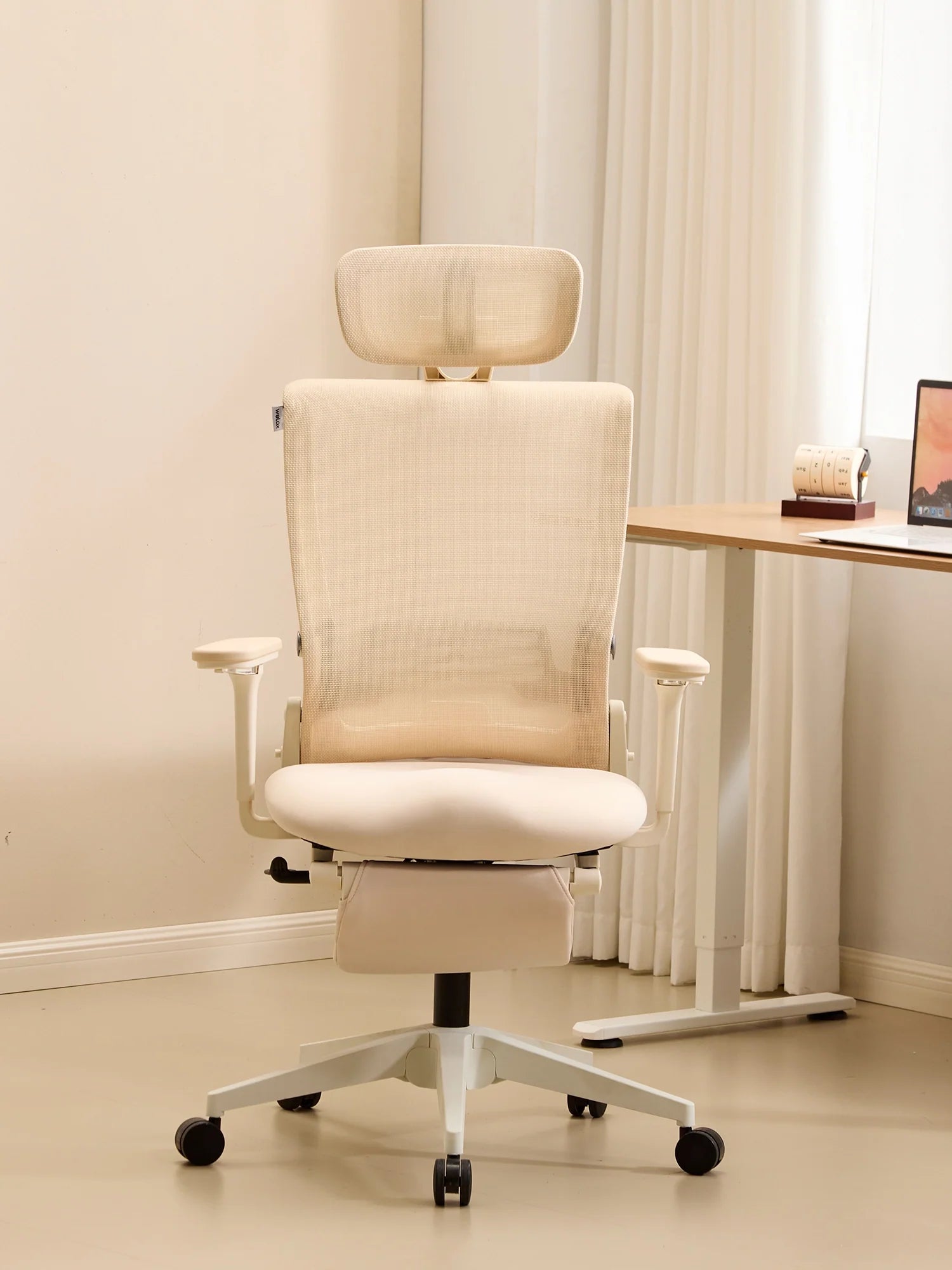 S4 Ergonomic Desk Chair with Foldable Backrest