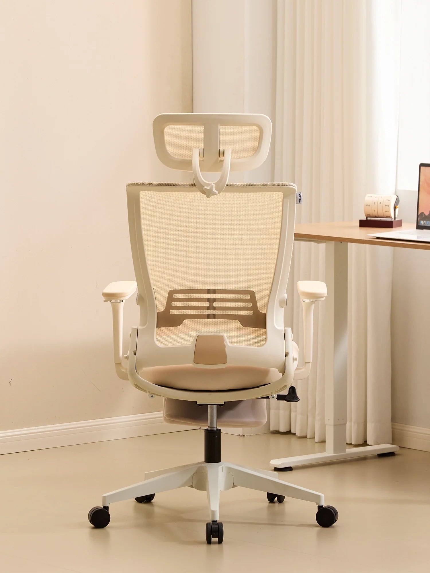 S4 Ergonomic Desk Chair with Foldable Backrest
