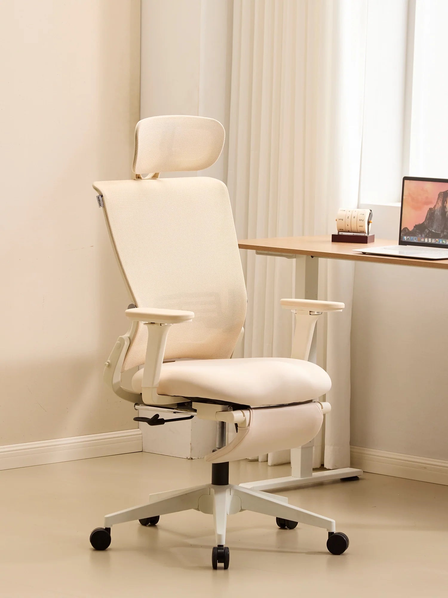 S4 Ergonomic Desk Chair with Foldable Backrest