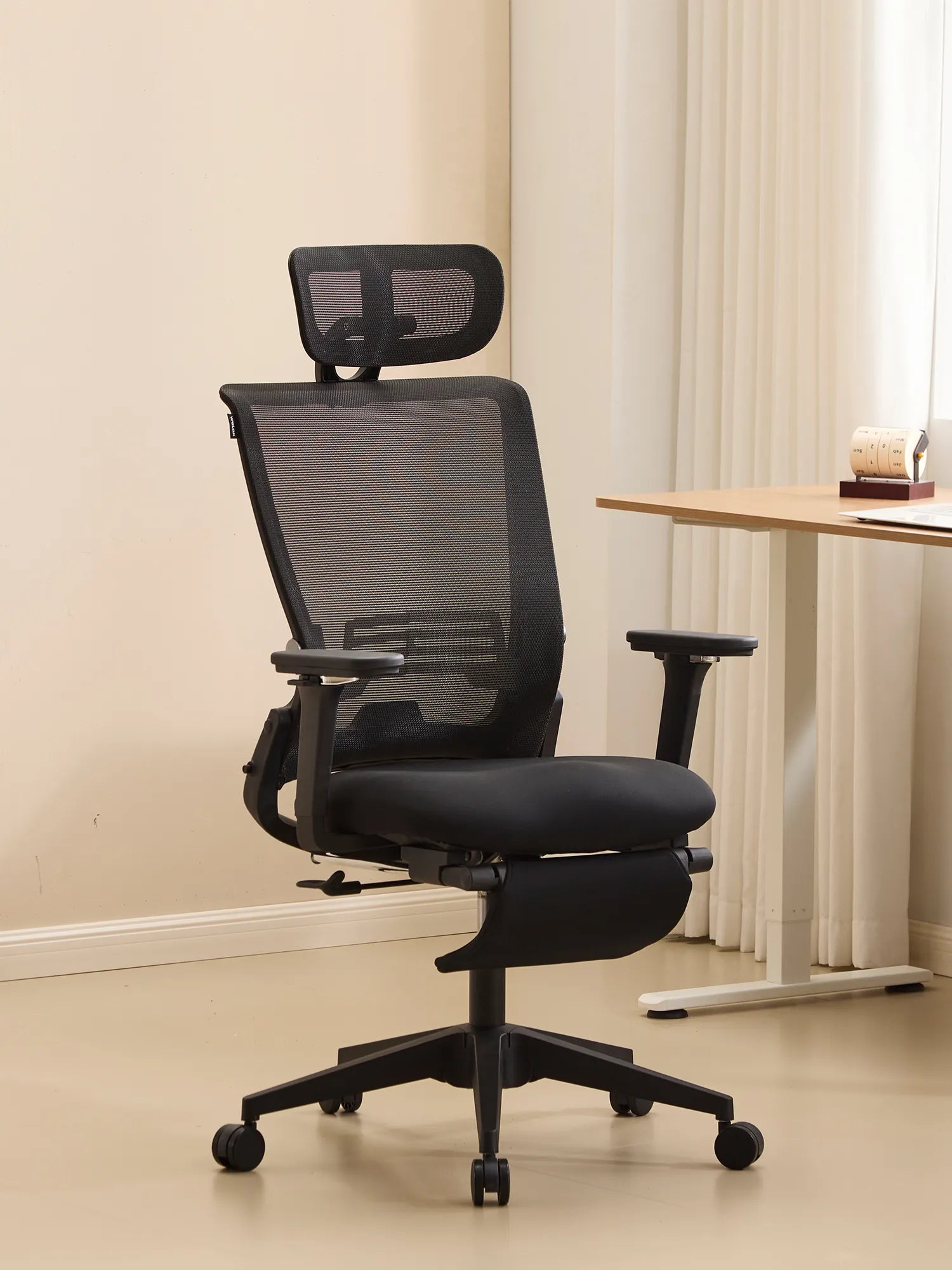 S4 Ergonomic Desk Chair with Foldable Backrest