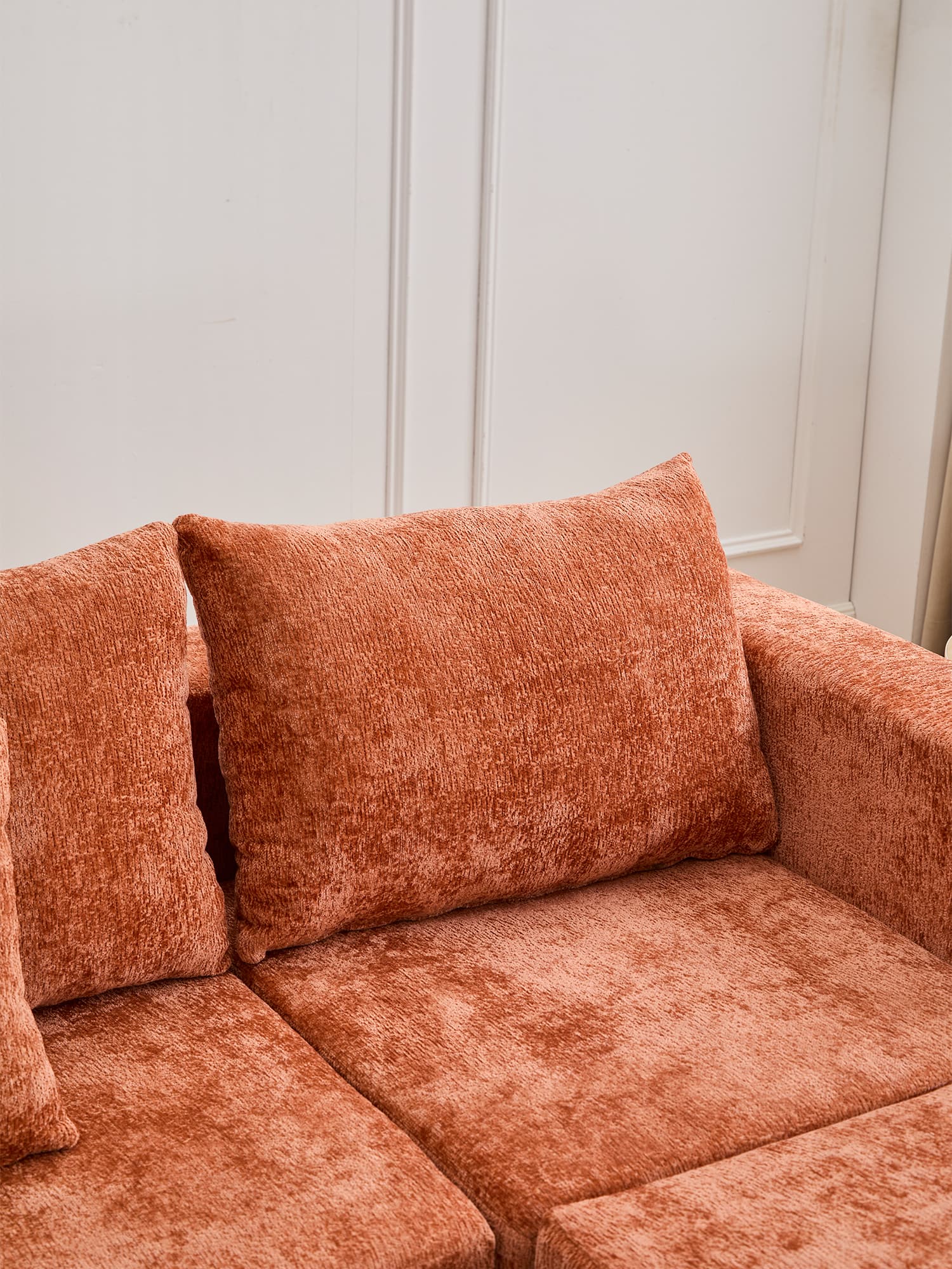 Hestia Compressed Modular Sofa with Cup Holders & Storage
