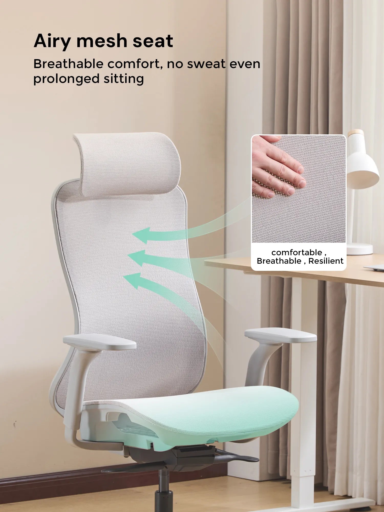 S5 Office Chair with Smooth Arch Design Style