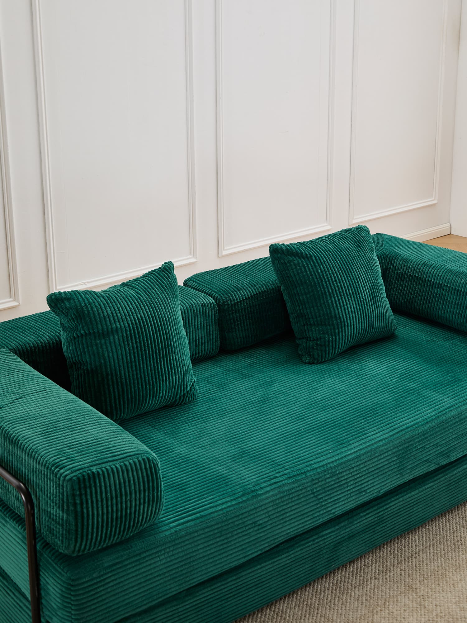 Selene Compressed Modular Sofa Bed-14.2" Seat Height