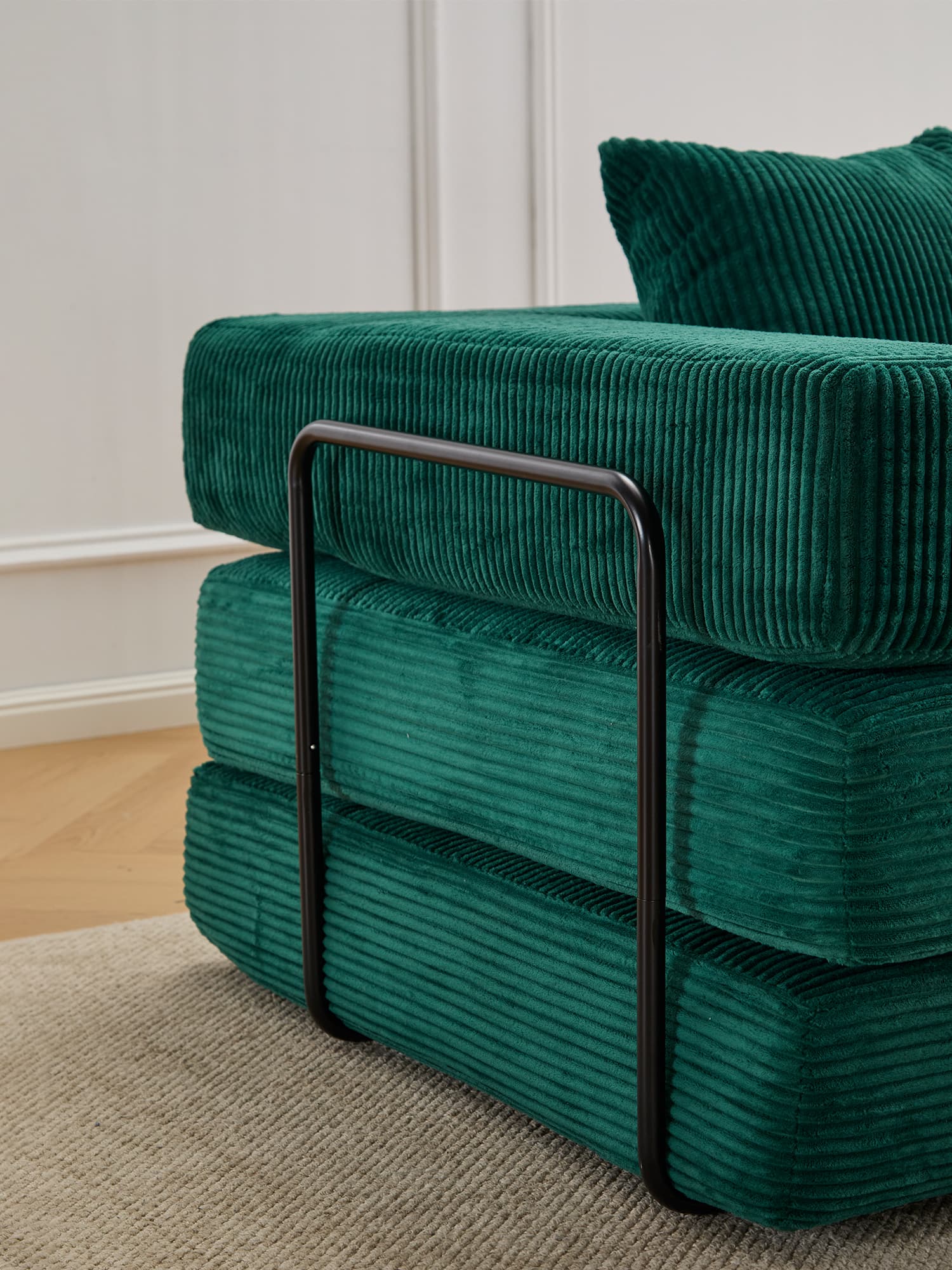 Selene Compressed Modular Sofa Bed-14.2" Seat Height