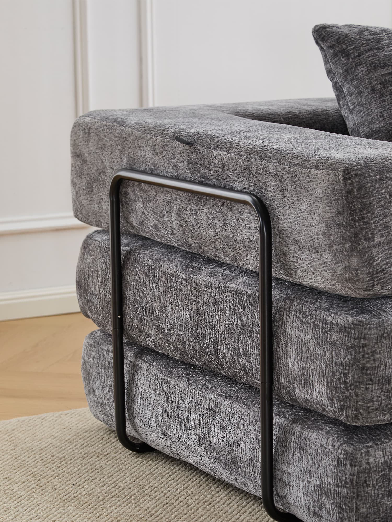 Selene Compressed Modular Sofa Bed-14.2" Seat Height