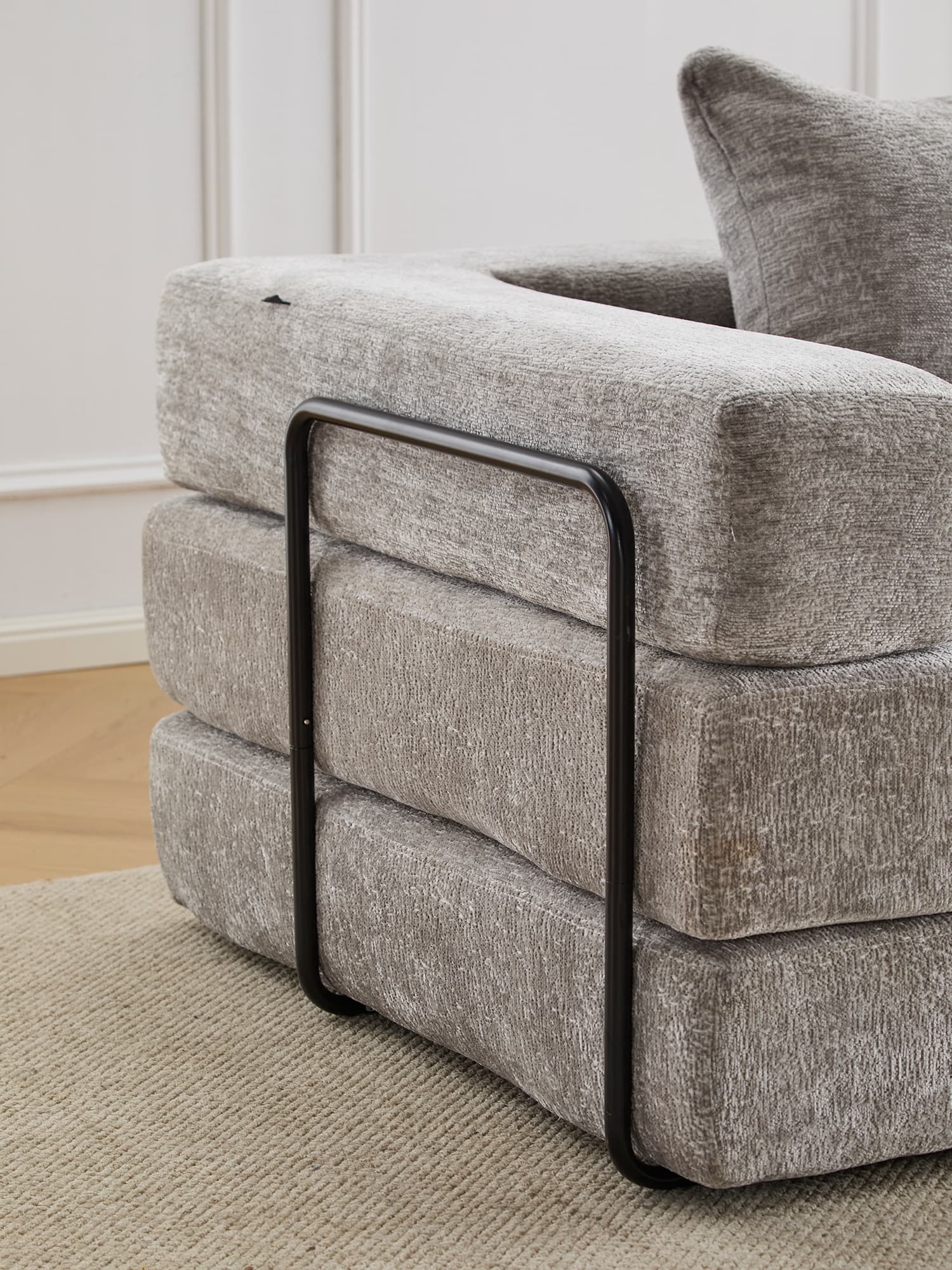 Selene Compressed Modular Sofa Bed-14.2" Seat Height