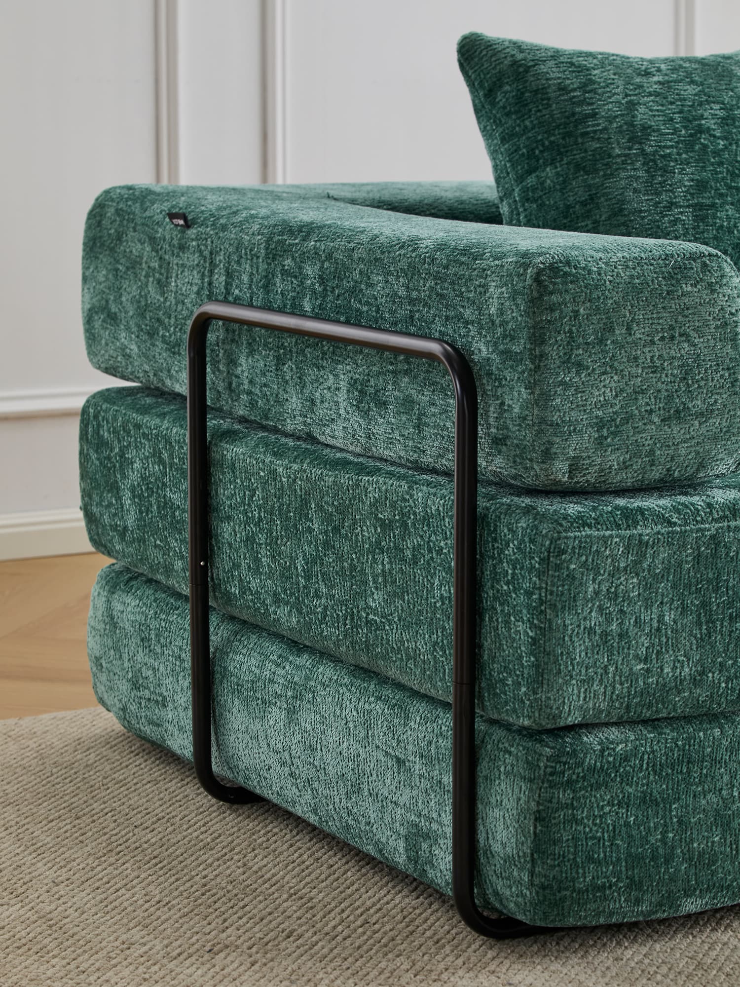 Selene Compressed Modular Sofa Bed-14.2" Seat Height