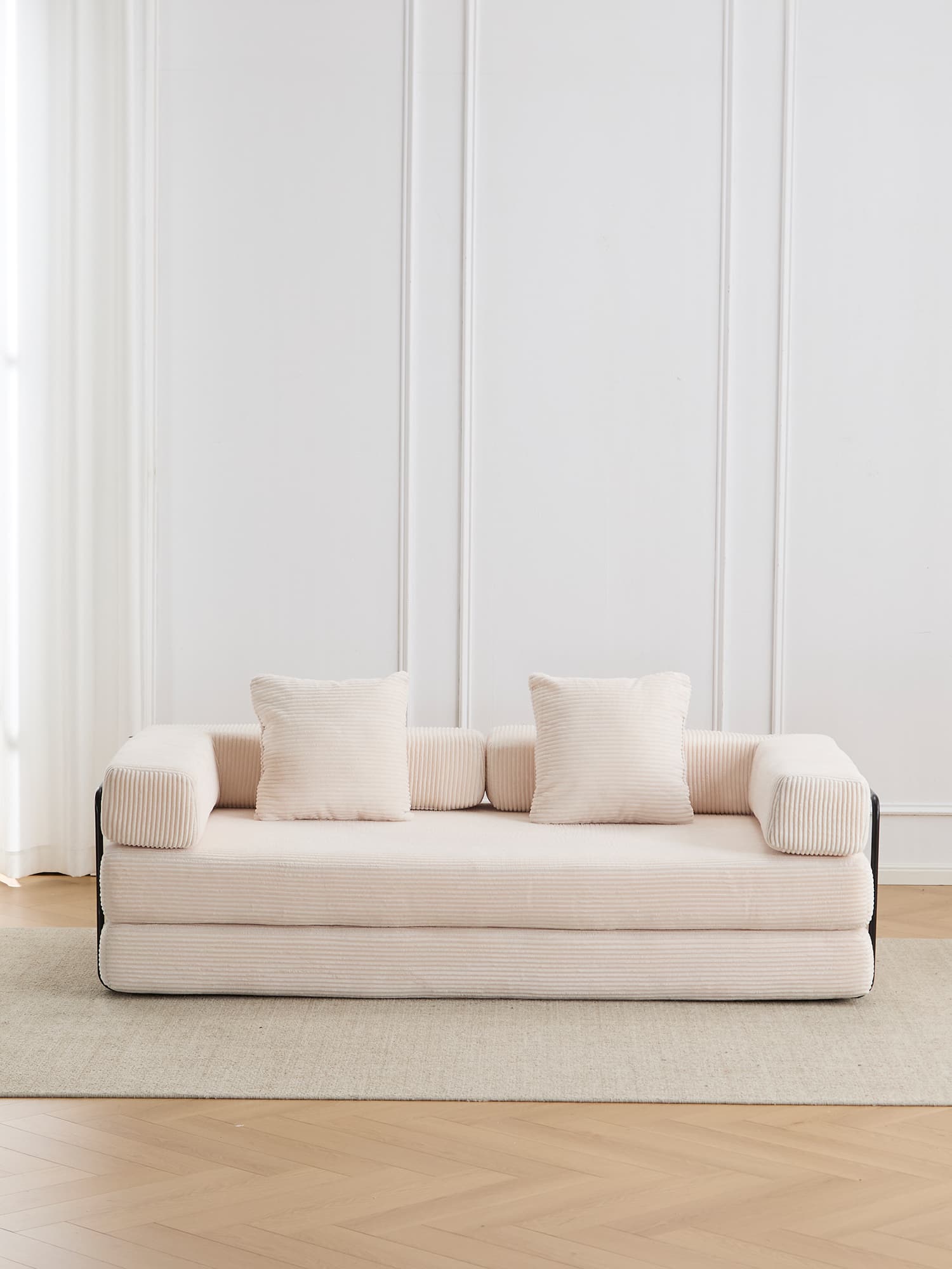 Selene Compressed Modular Sofa Bed-14.2" Seat Height