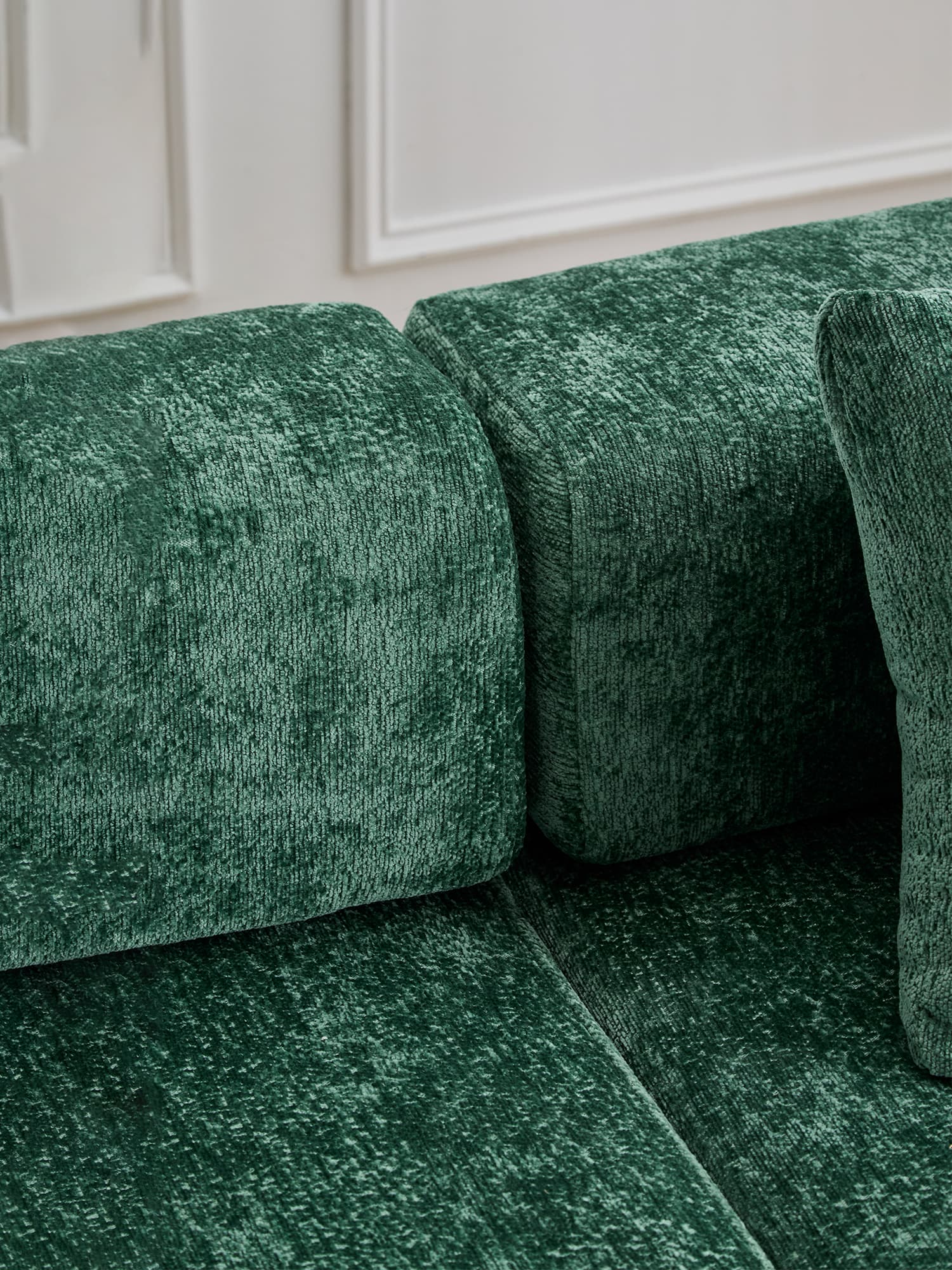 Selene Three-Seater Compressed Modular Sofa -14.2" Seat Height