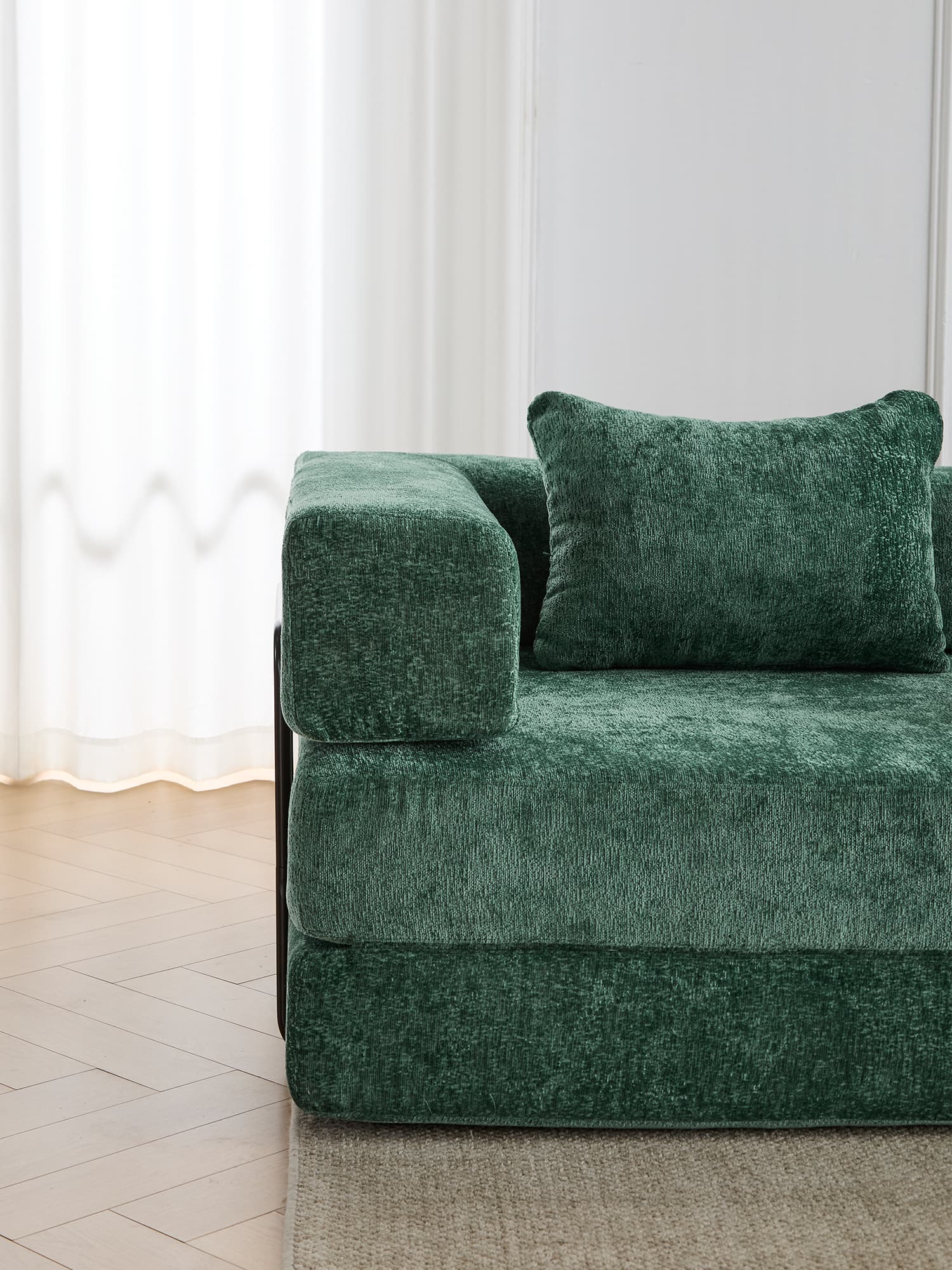 Selene Three-Seater Compressed Modular Sofa -14.2" Seat Height
