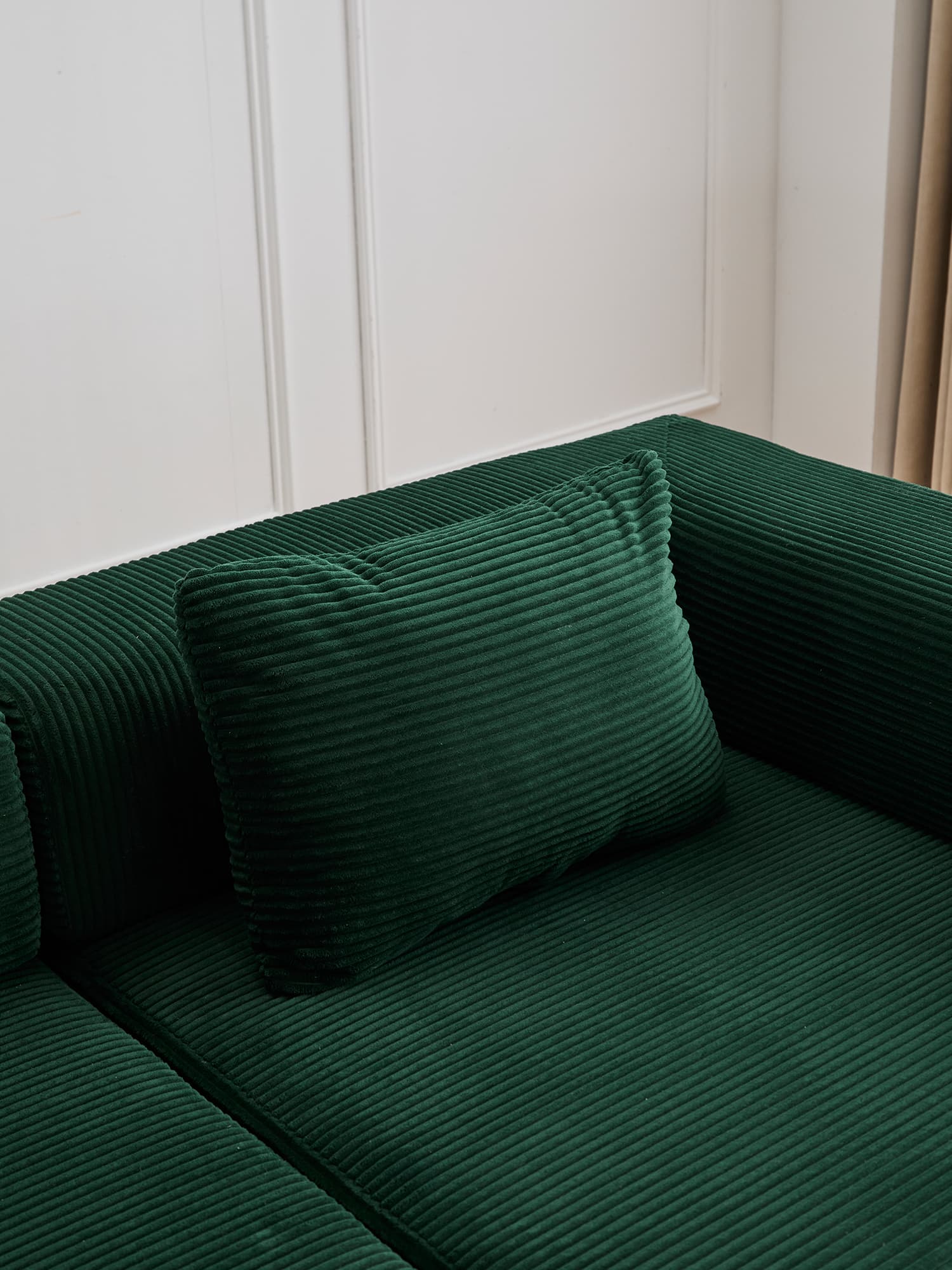 Selene Three-Seater Compressed Modular Sofa -14.2" Seat Height
