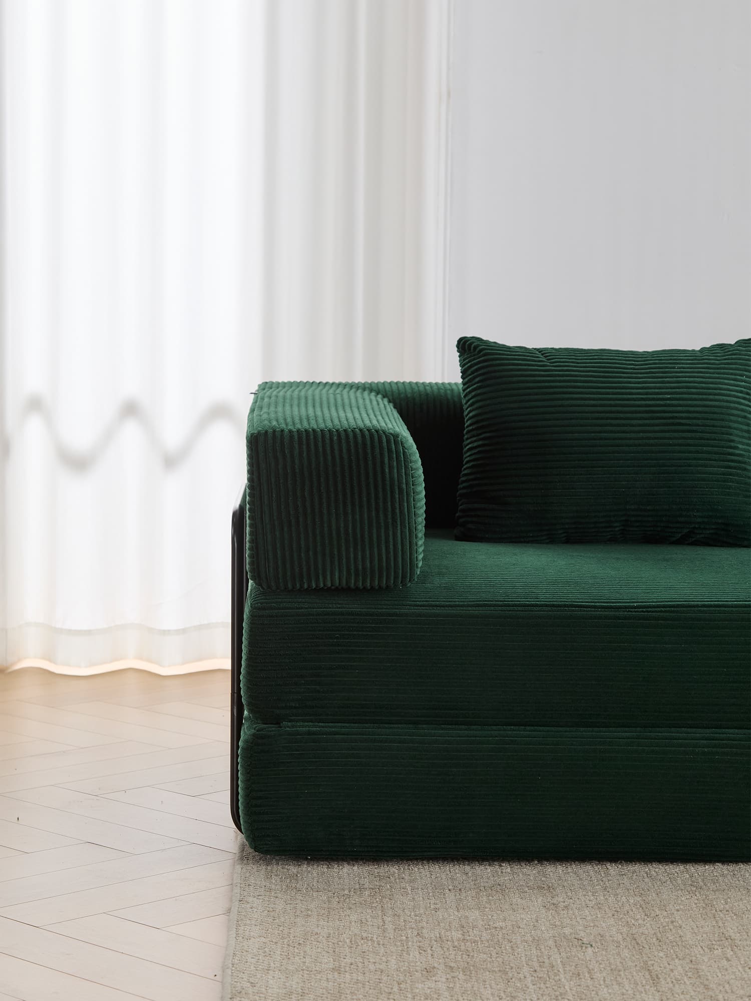 Selene Three-Seater Compressed Modular Sofa -14.2" Seat Height
