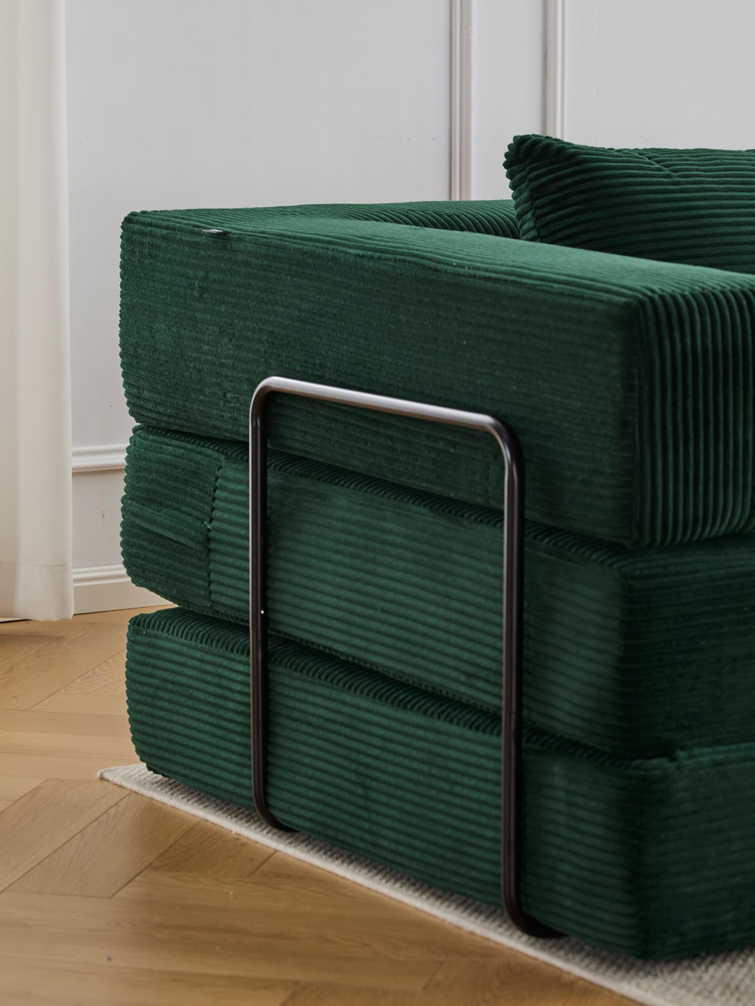 Selene Three-Seater Compressed Modular Sofa -14.2" Seat Height