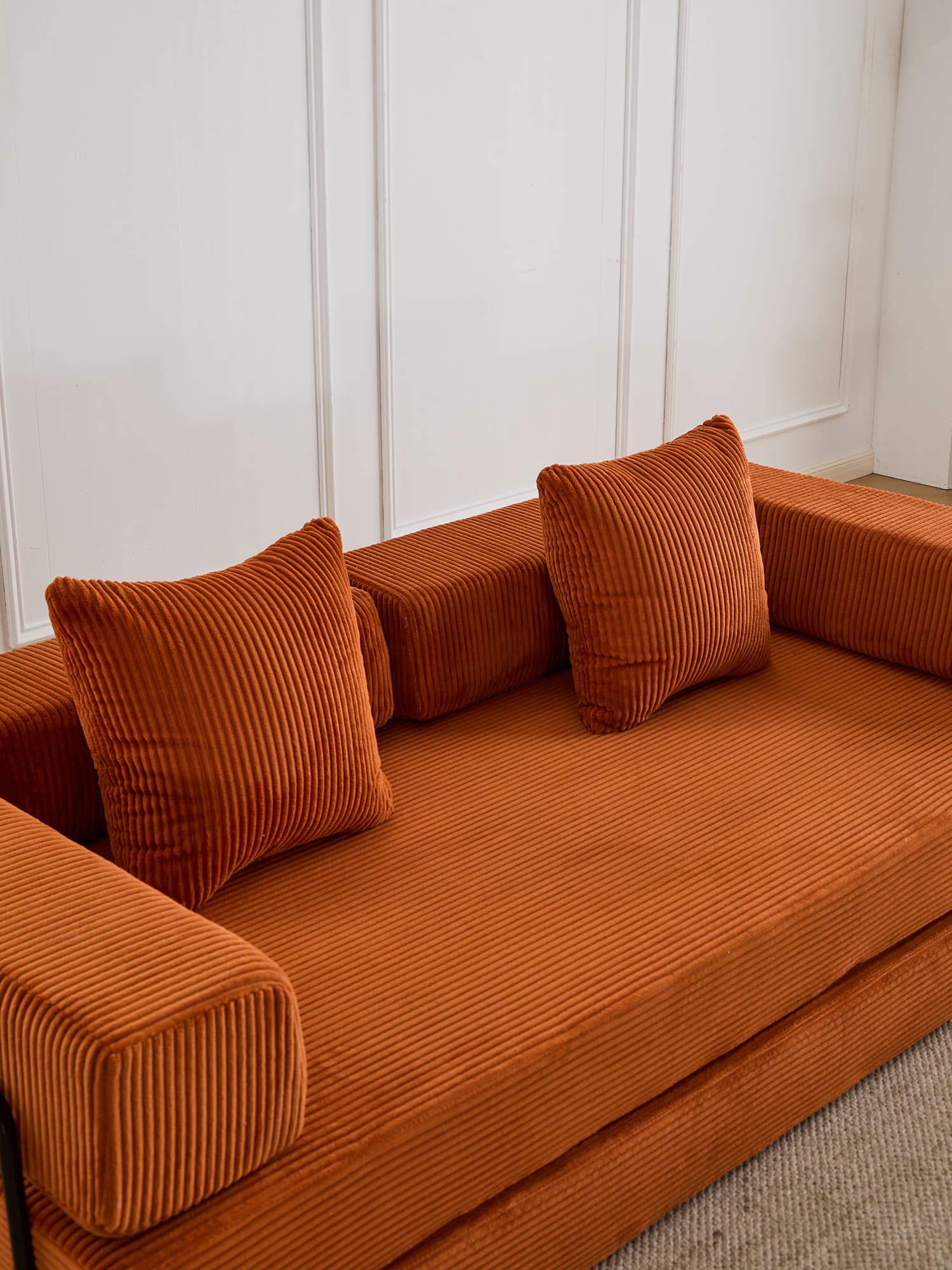 Selene Compressed Modular Sofa Bed-14.2" Seat Height
