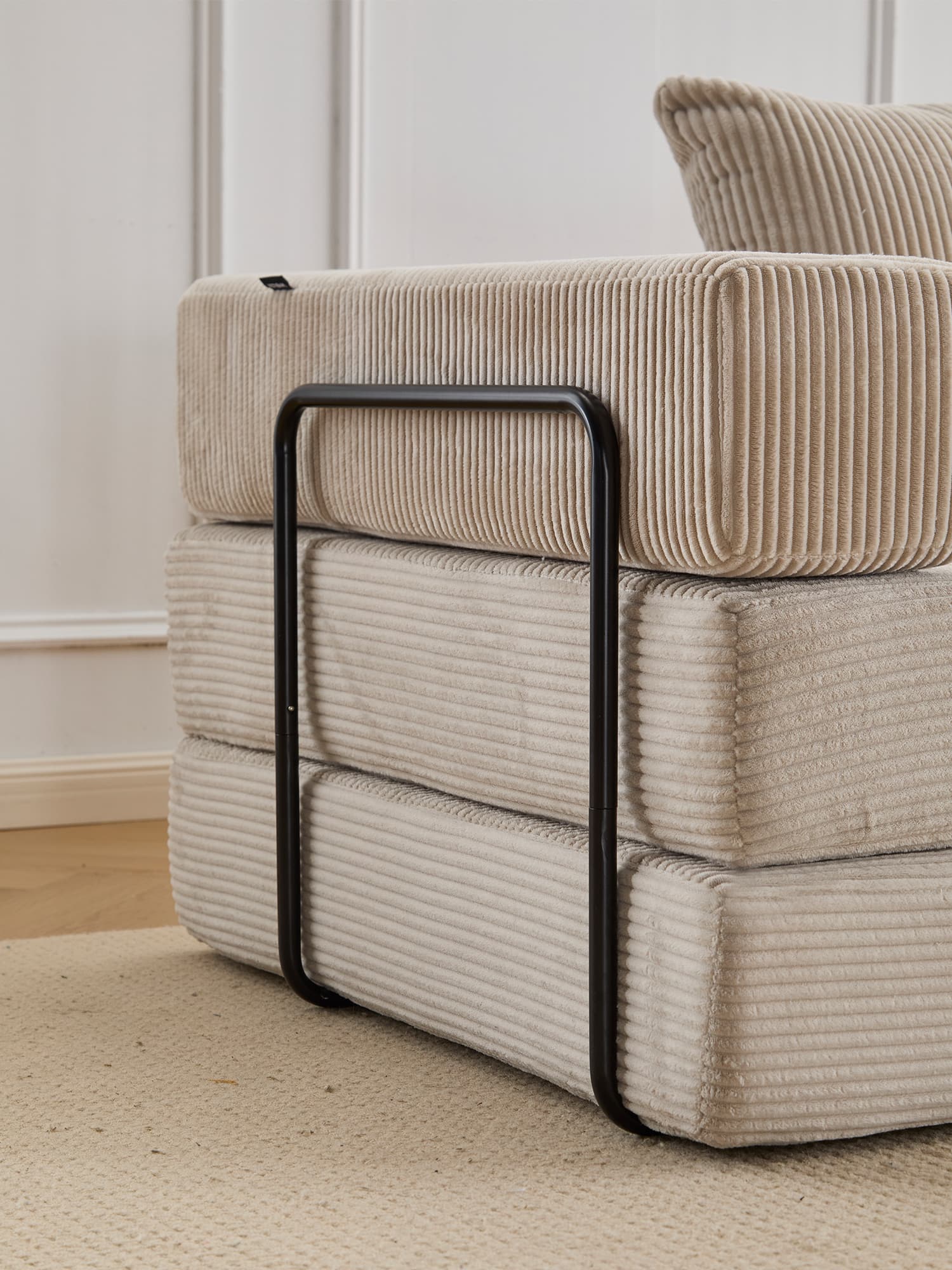 Selene Compressed Modular Sofa Bed-14.2" Seat Height