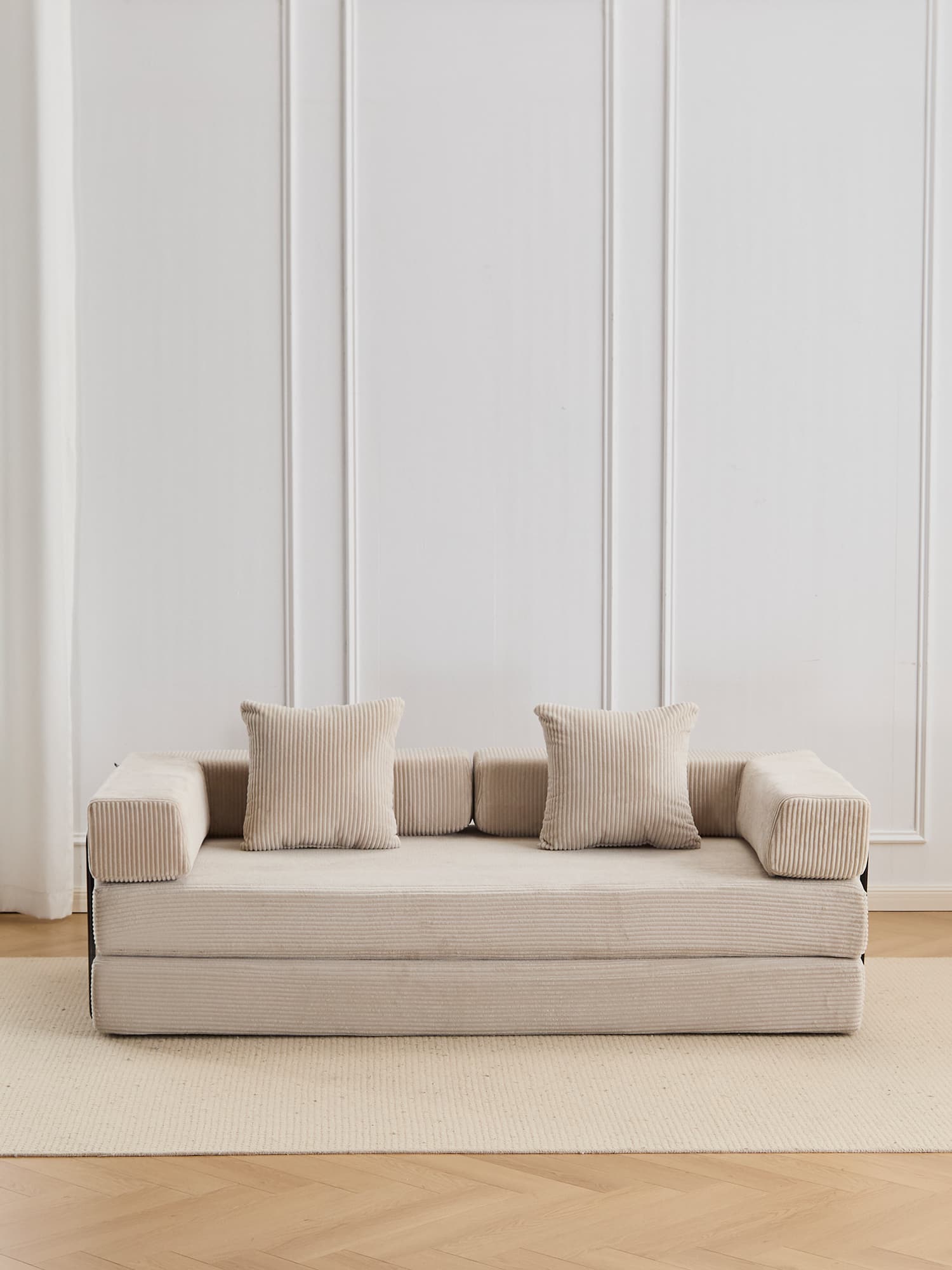 Selene Compressed Modular Sofa Bed-14.2" Seat Height