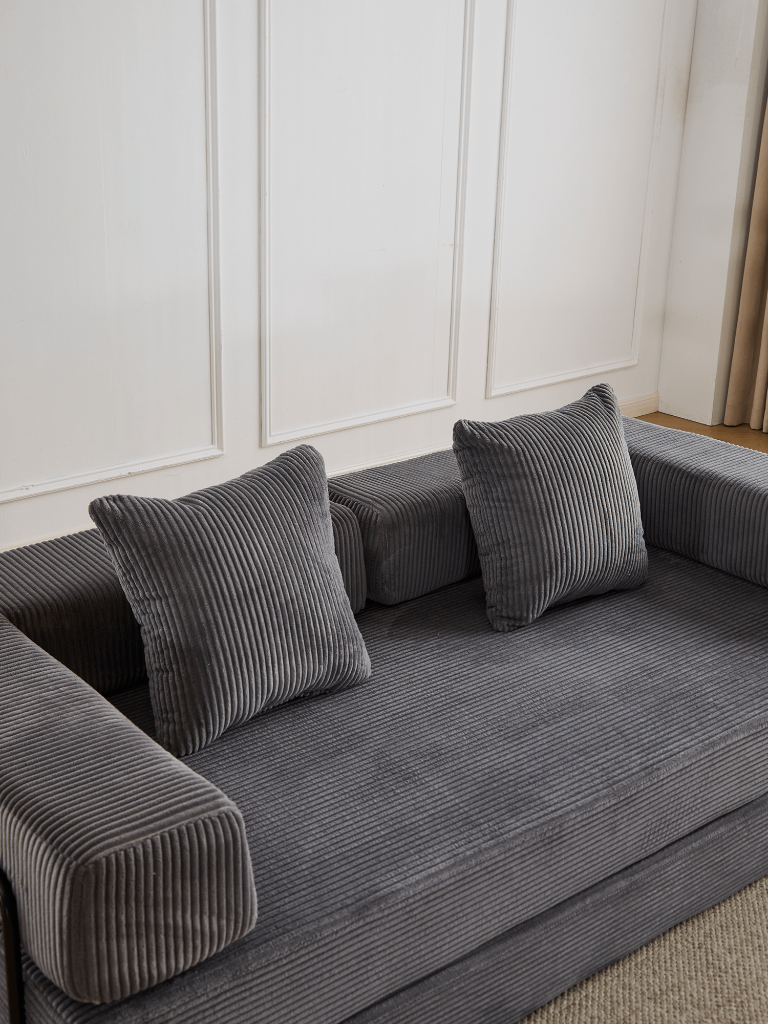 Selene Compressed Modular Sofa Bed-14.2" Seat Height