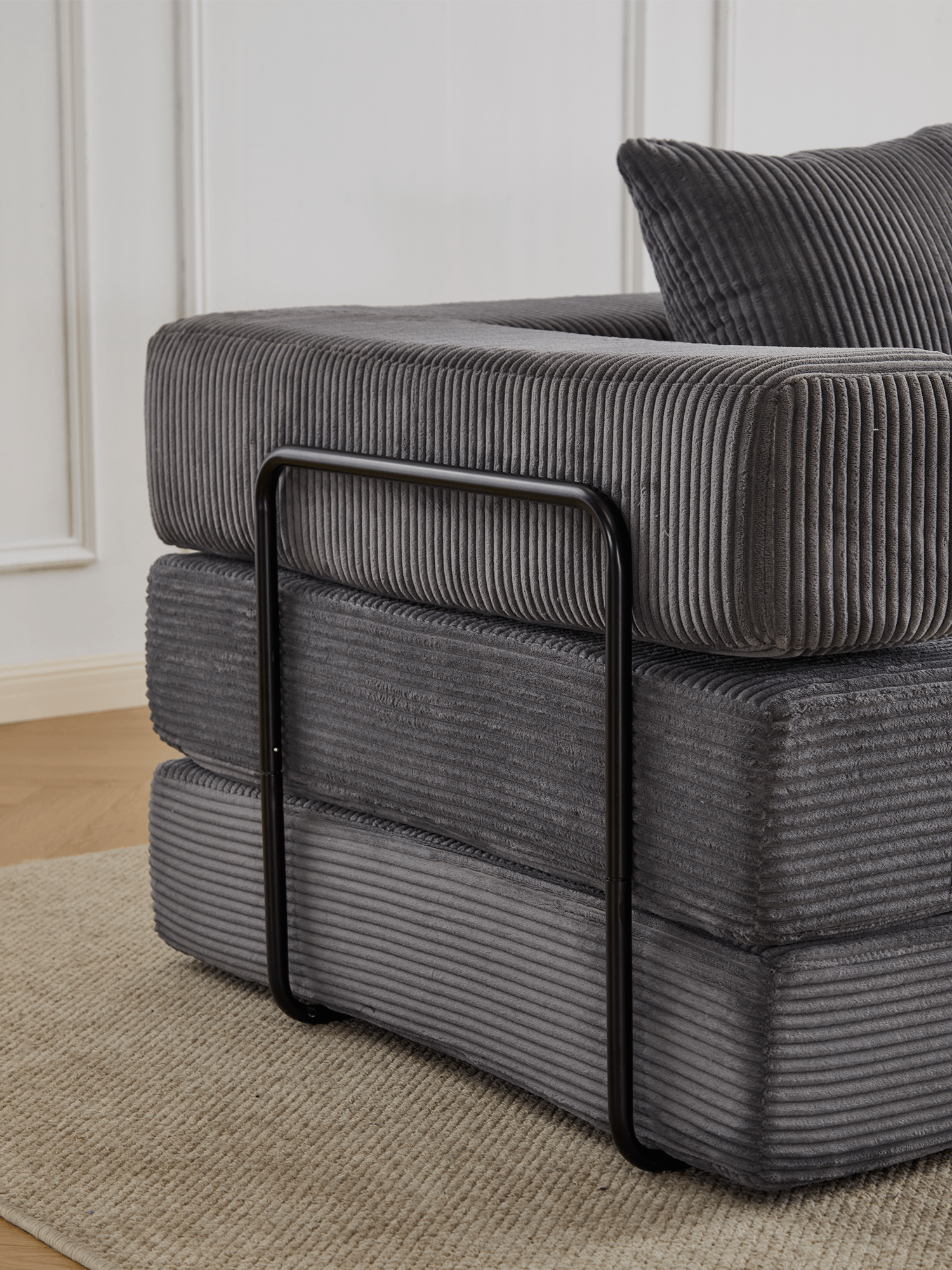 Selene Compressed Modular Sofa Bed-14.2" Seat Height