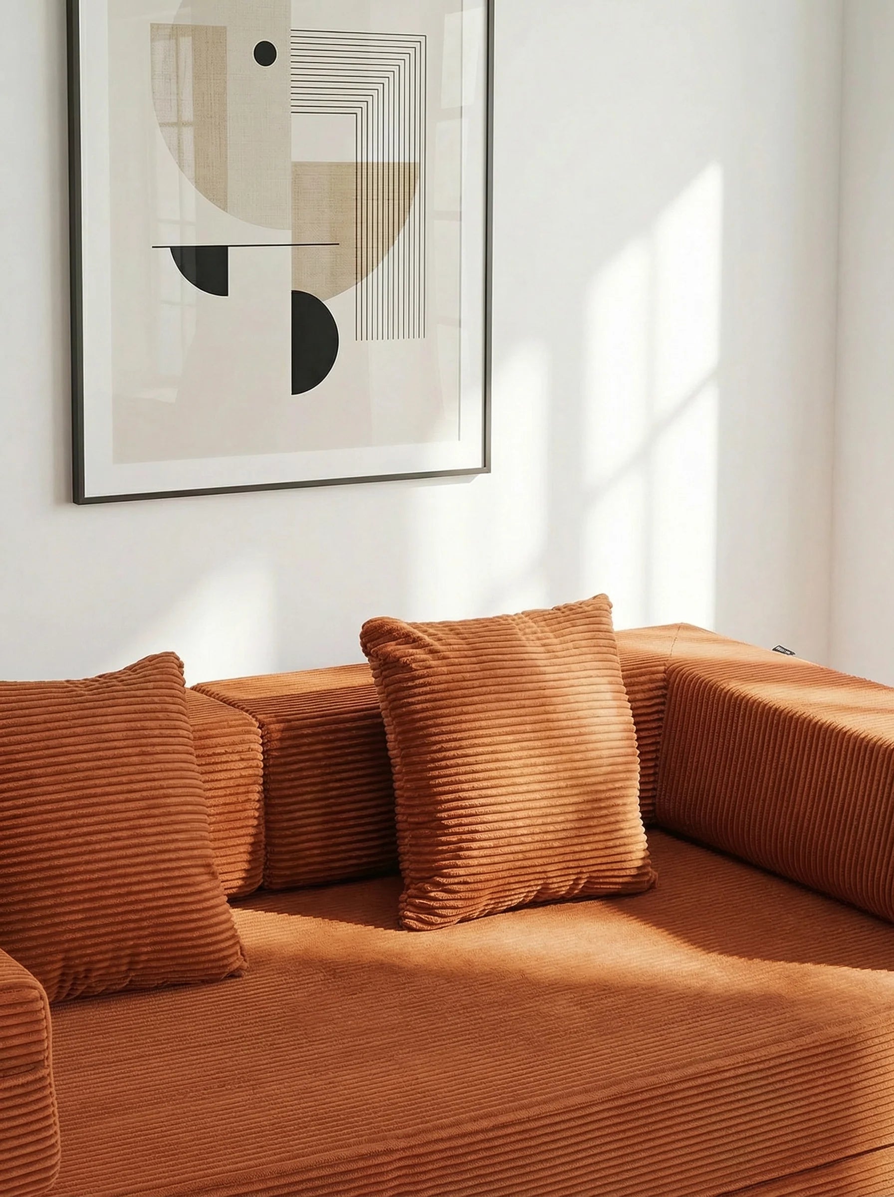 Selene Compressed Modular Sofa Bed-14.2" Seat Height