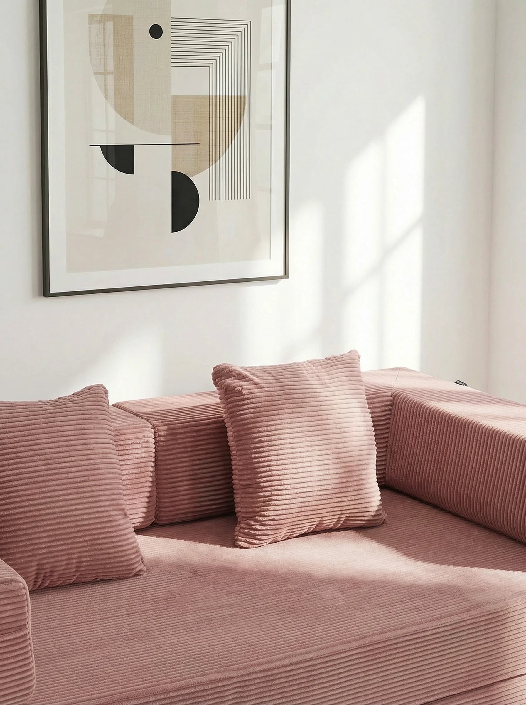 Selene Compressed Modular Sofa Bed-14.2" Seat Height