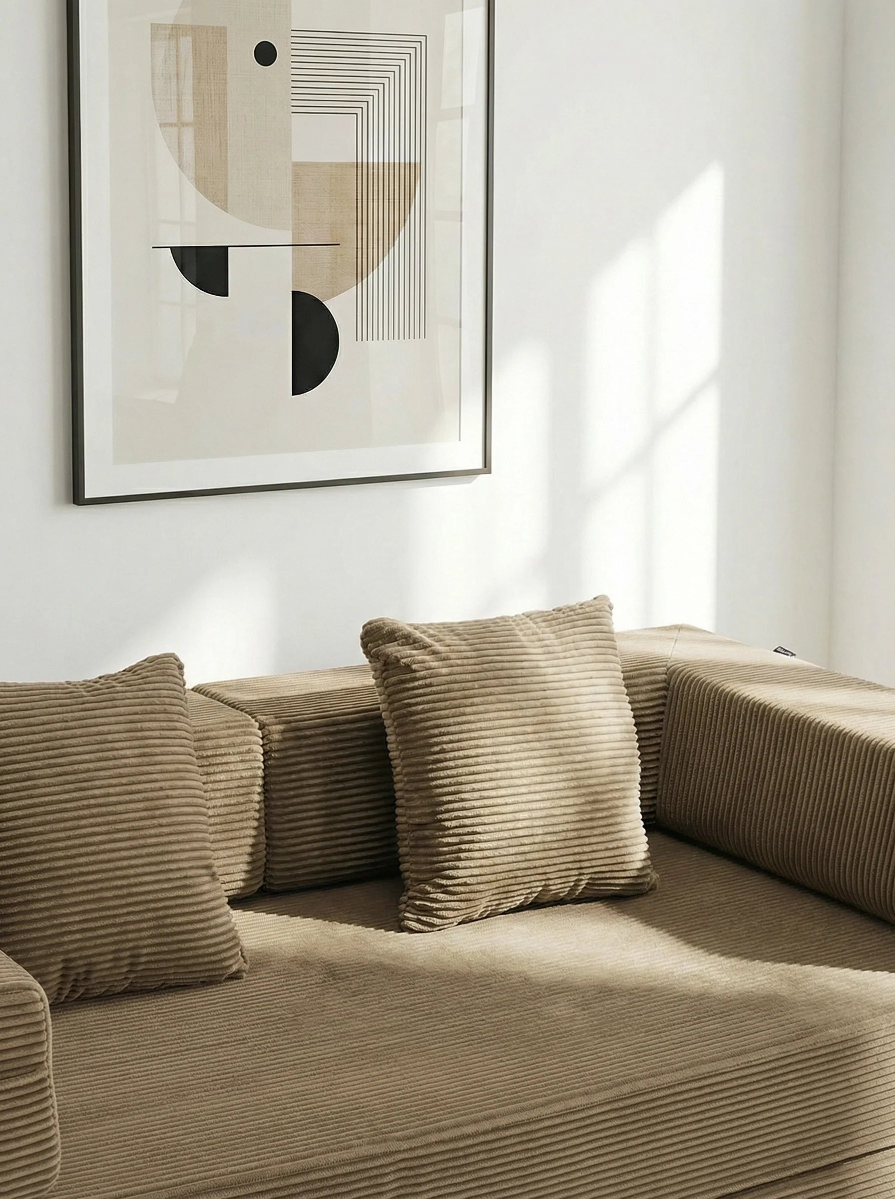 Selene Compressed Modular Sofa Bed-14.2" Seat Height