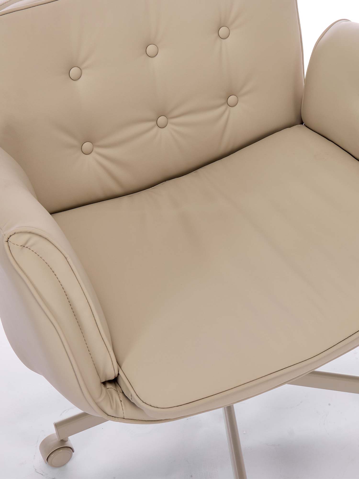 P6 Criss Cross Chair with Pet-Friendly Upholstery and Adjustable Armrests