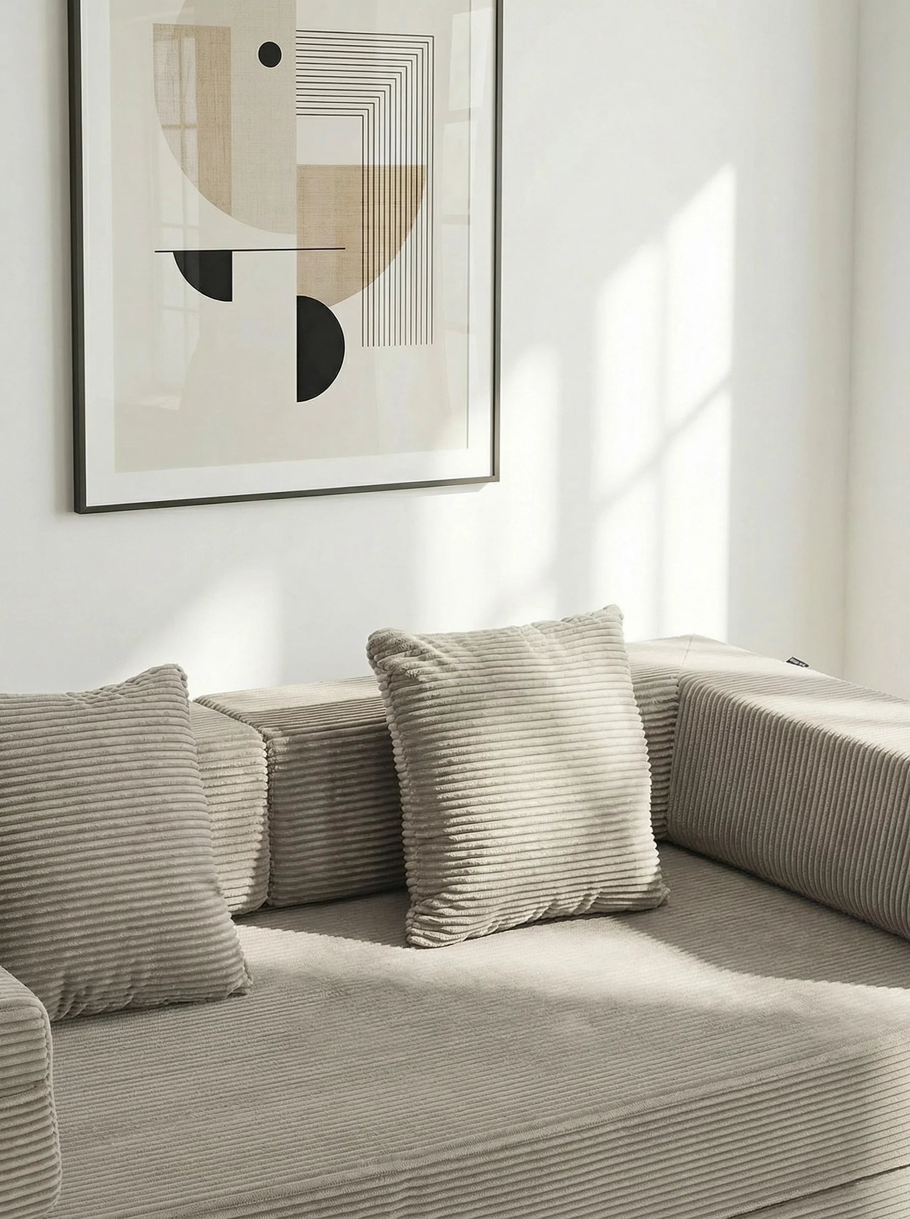 Selene Compressed Modular Sofa Bed-14.2" Seat Height