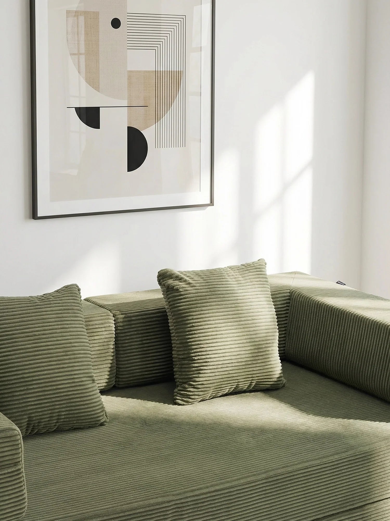 Selene Compressed Modular Sofa Bed-14.2" Seat Height