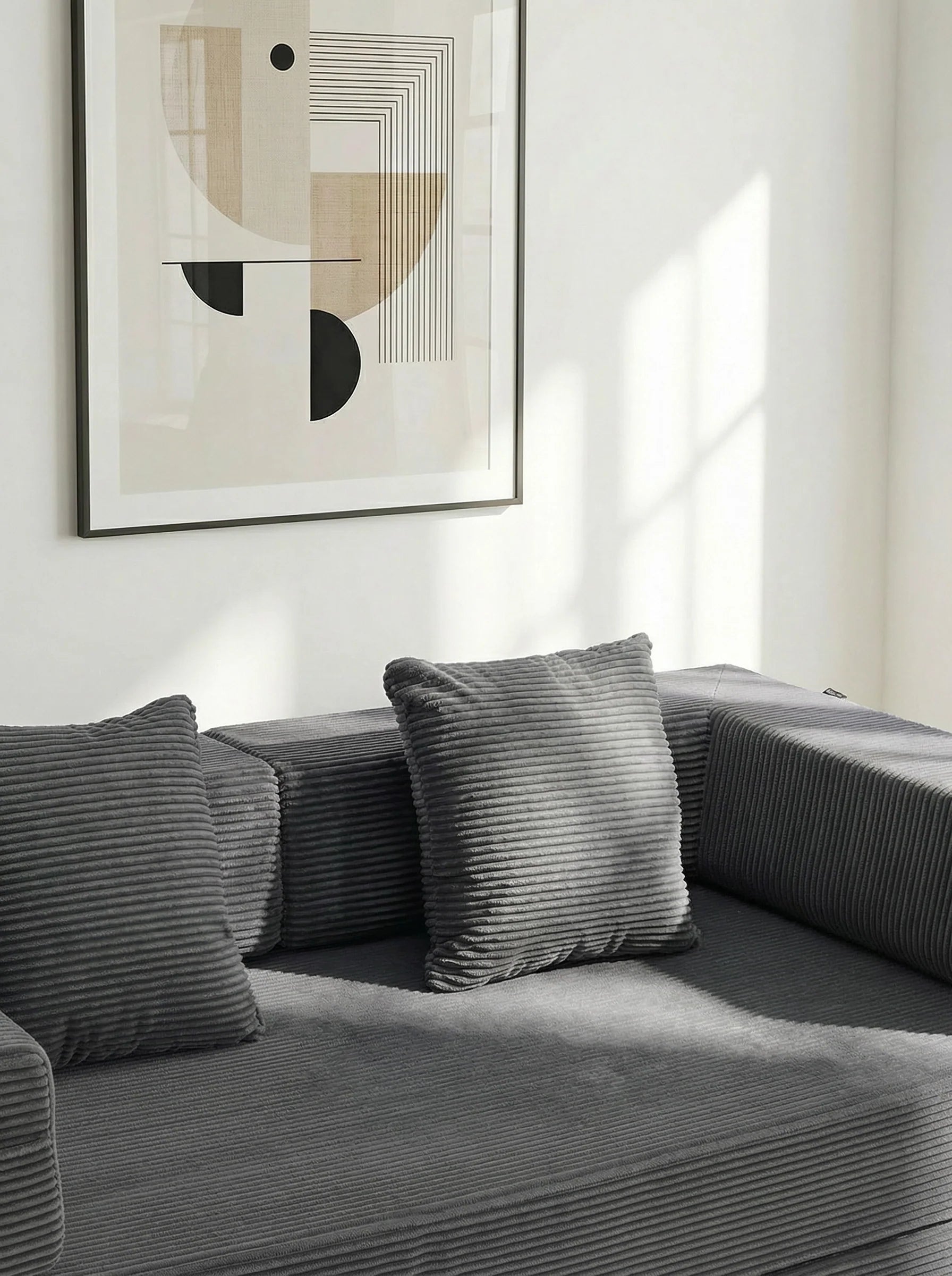 Selene Compressed Modular Sofa Bed-14.2" Seat Height