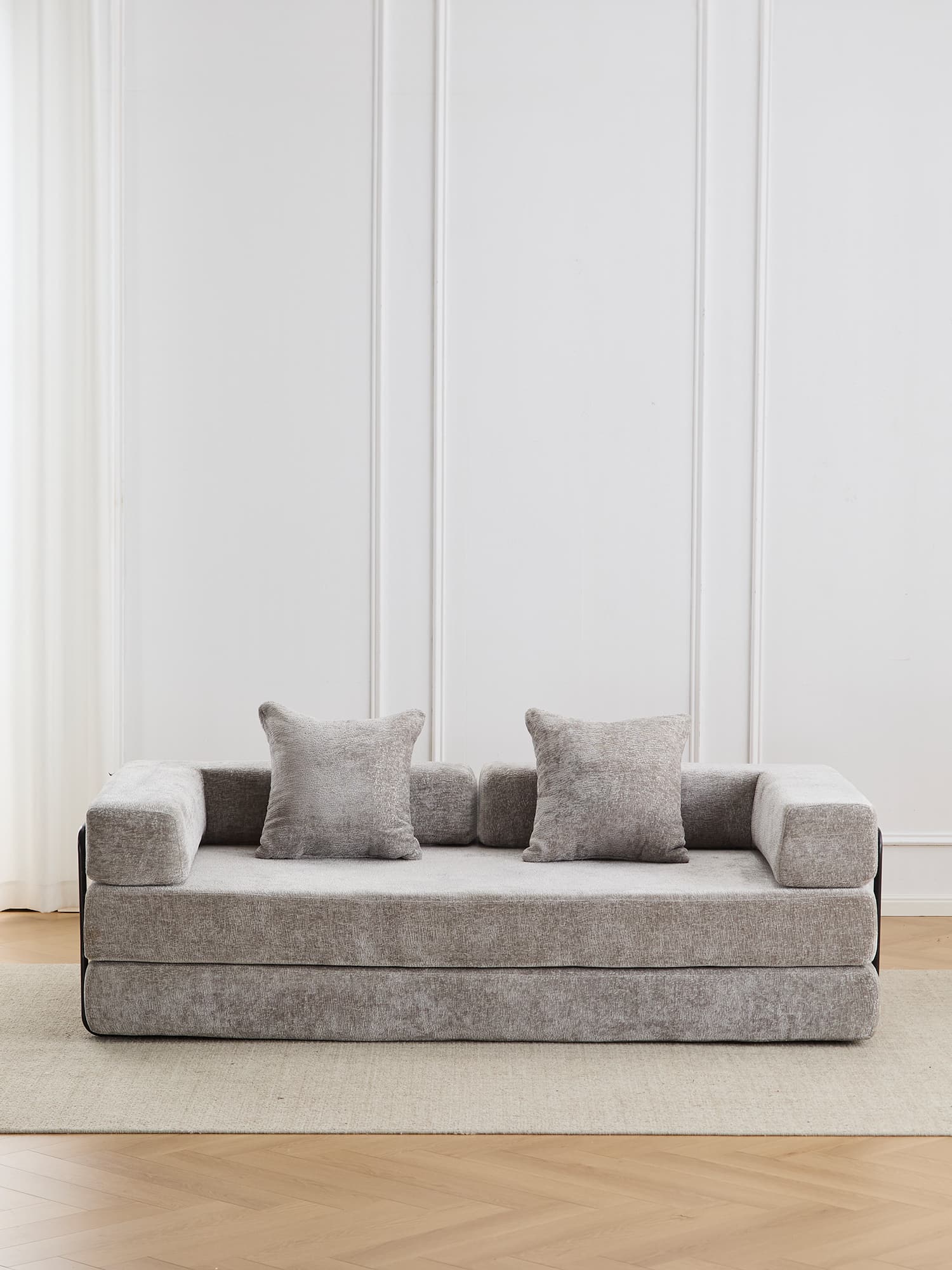 Selene Compressed Modular Sofa Bed-14.2" Seat Height