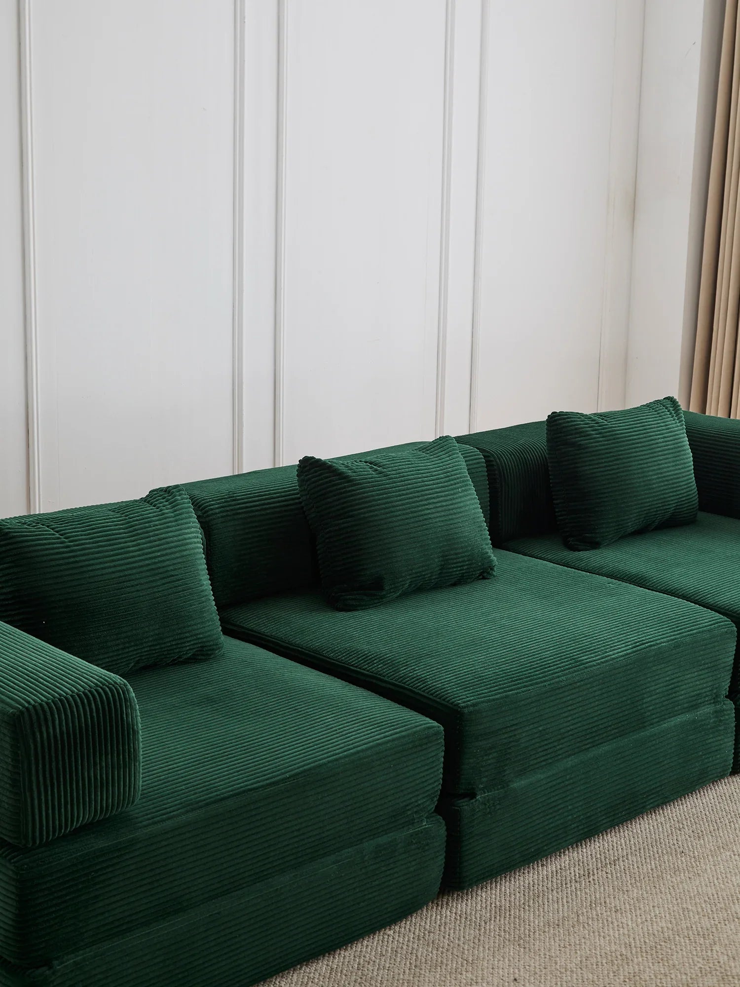 Selene Compressed Modular Sofa Bed-14.2" Seat Height