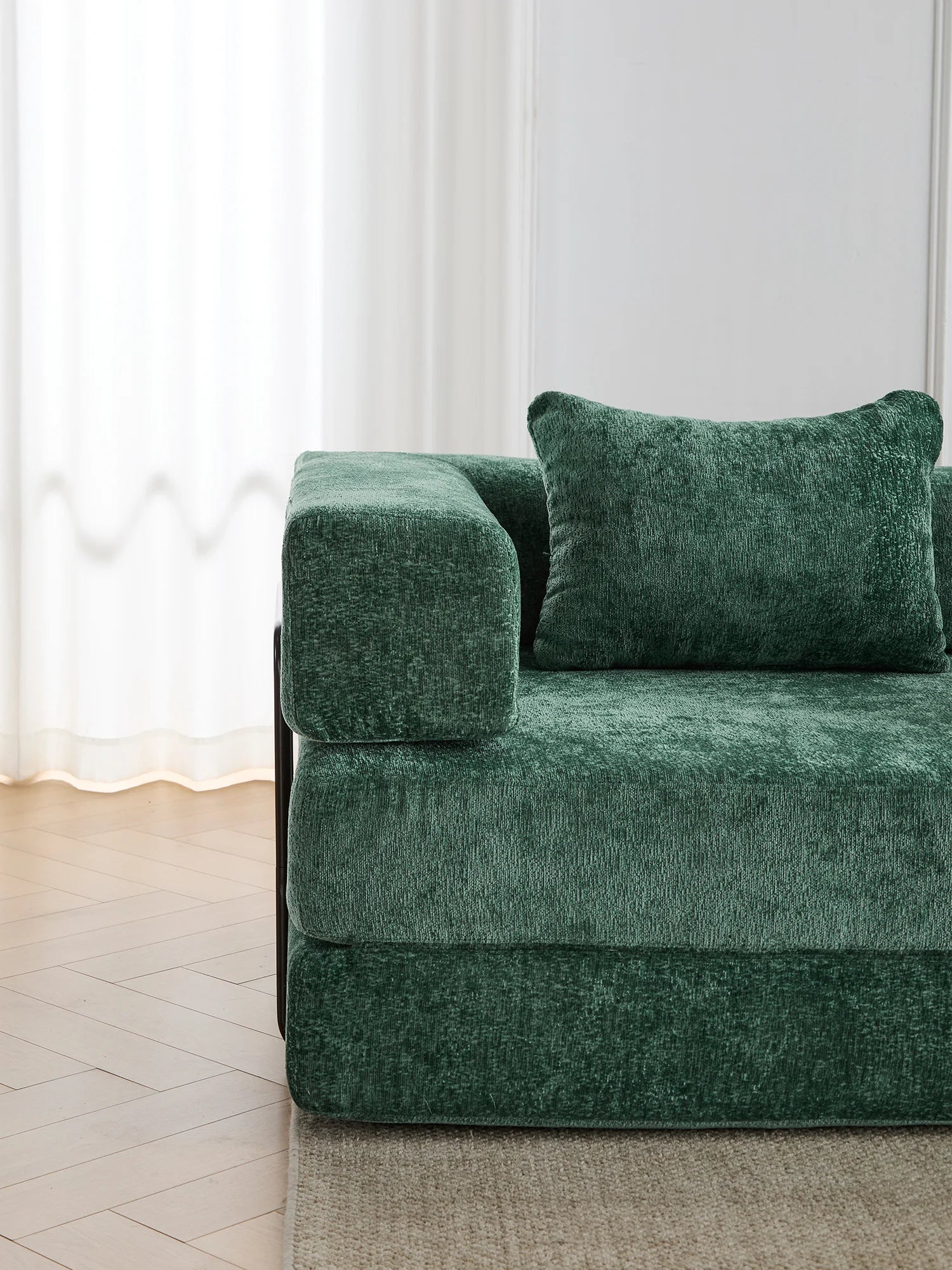 Selene Compressed Modular Sofa Bed-14.2" Seat Height