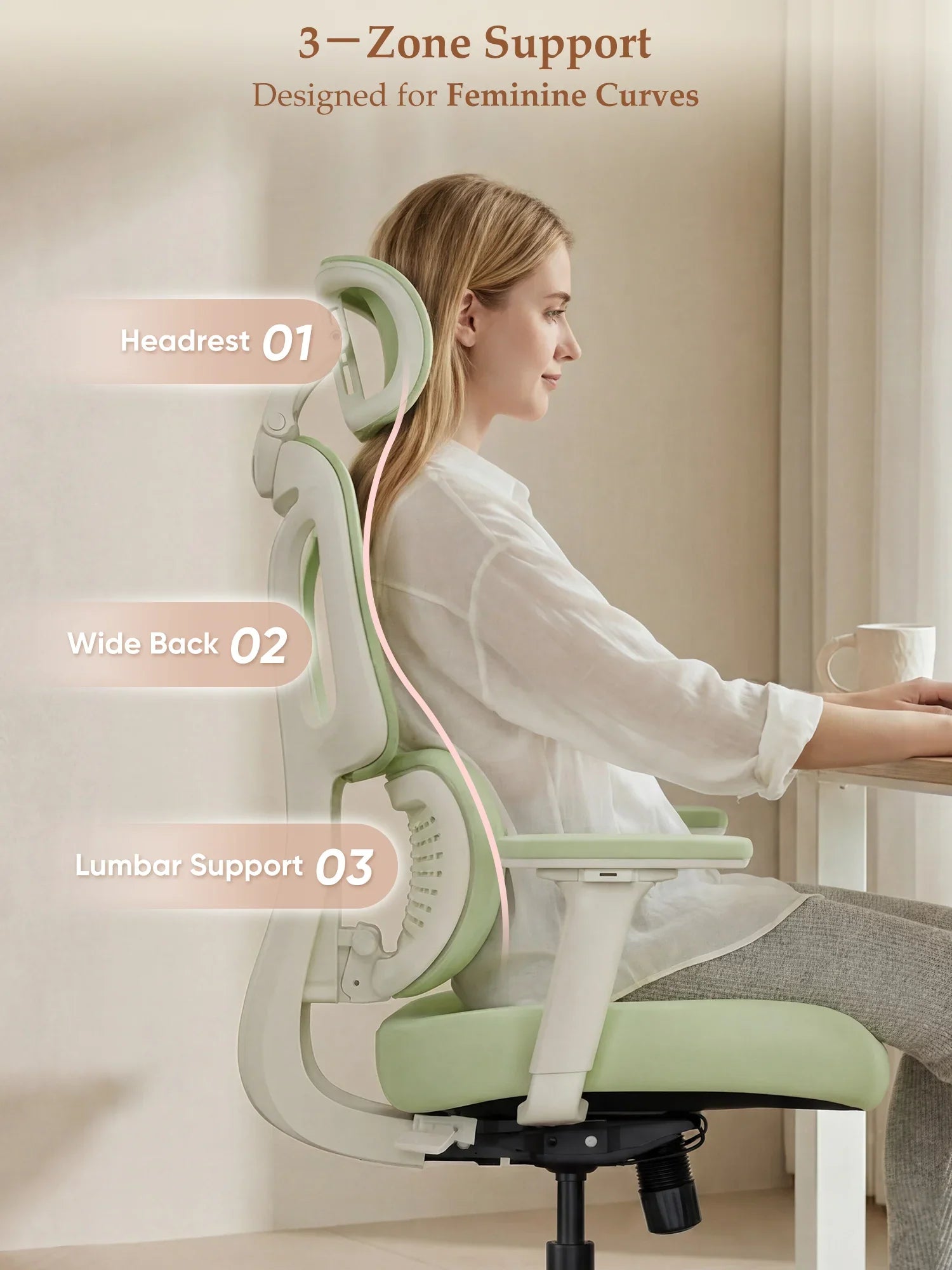 S3 Pro Office Chair with Colorful Lifestyle Design