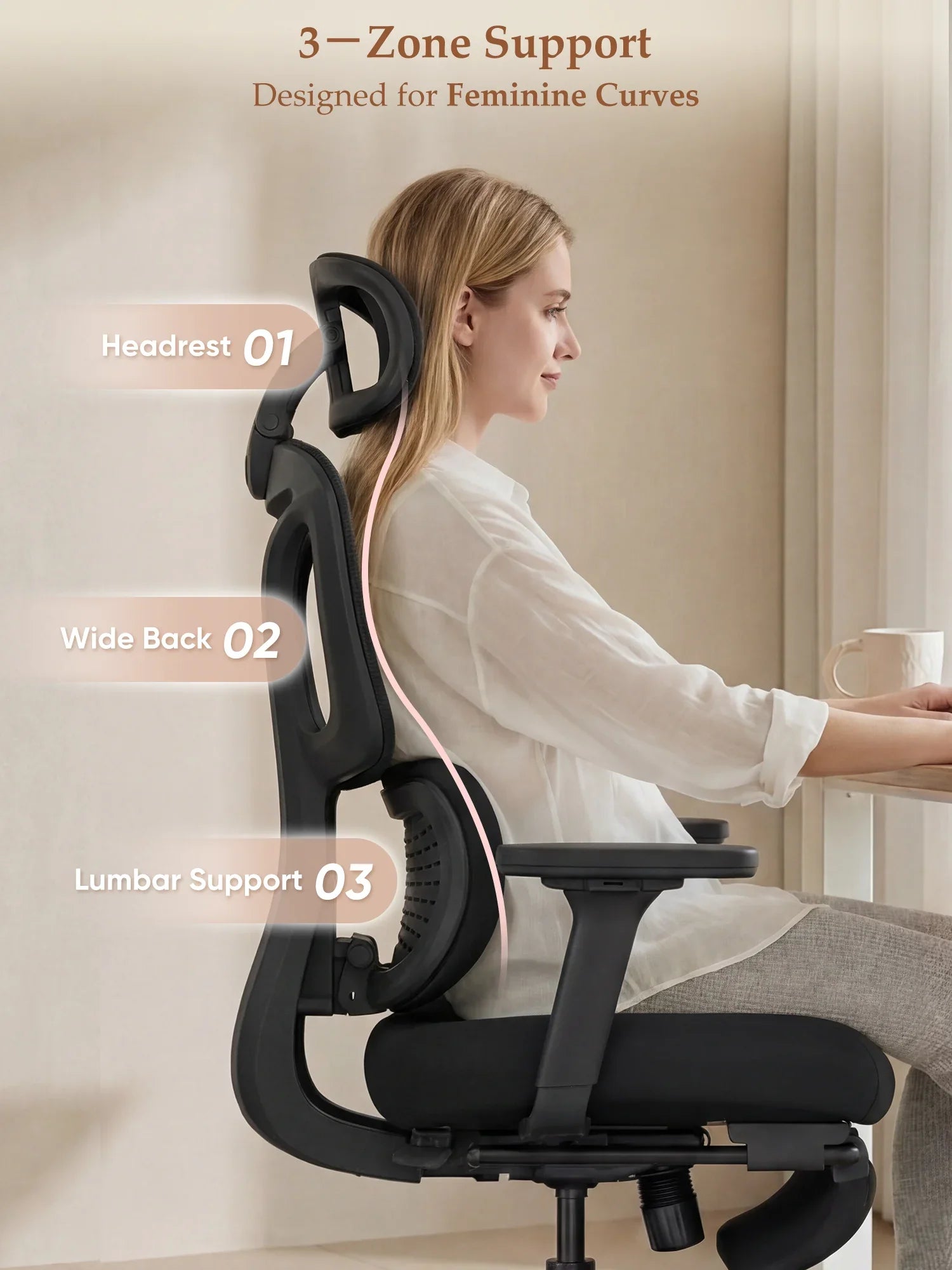 S3 Pro Office Chair with Colorful Lifestyle Design