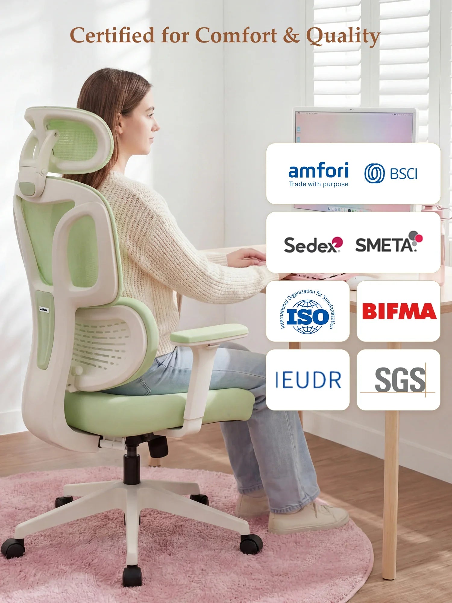 S3 Pro Office Chair with Colorful Lifestyle Design