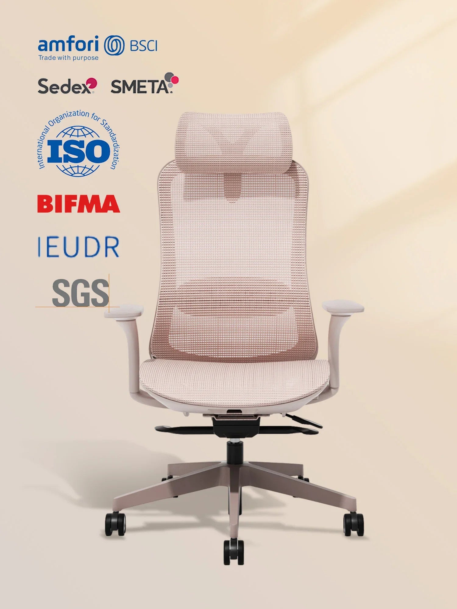 S5 Office Chair with Smooth Arch Design Style