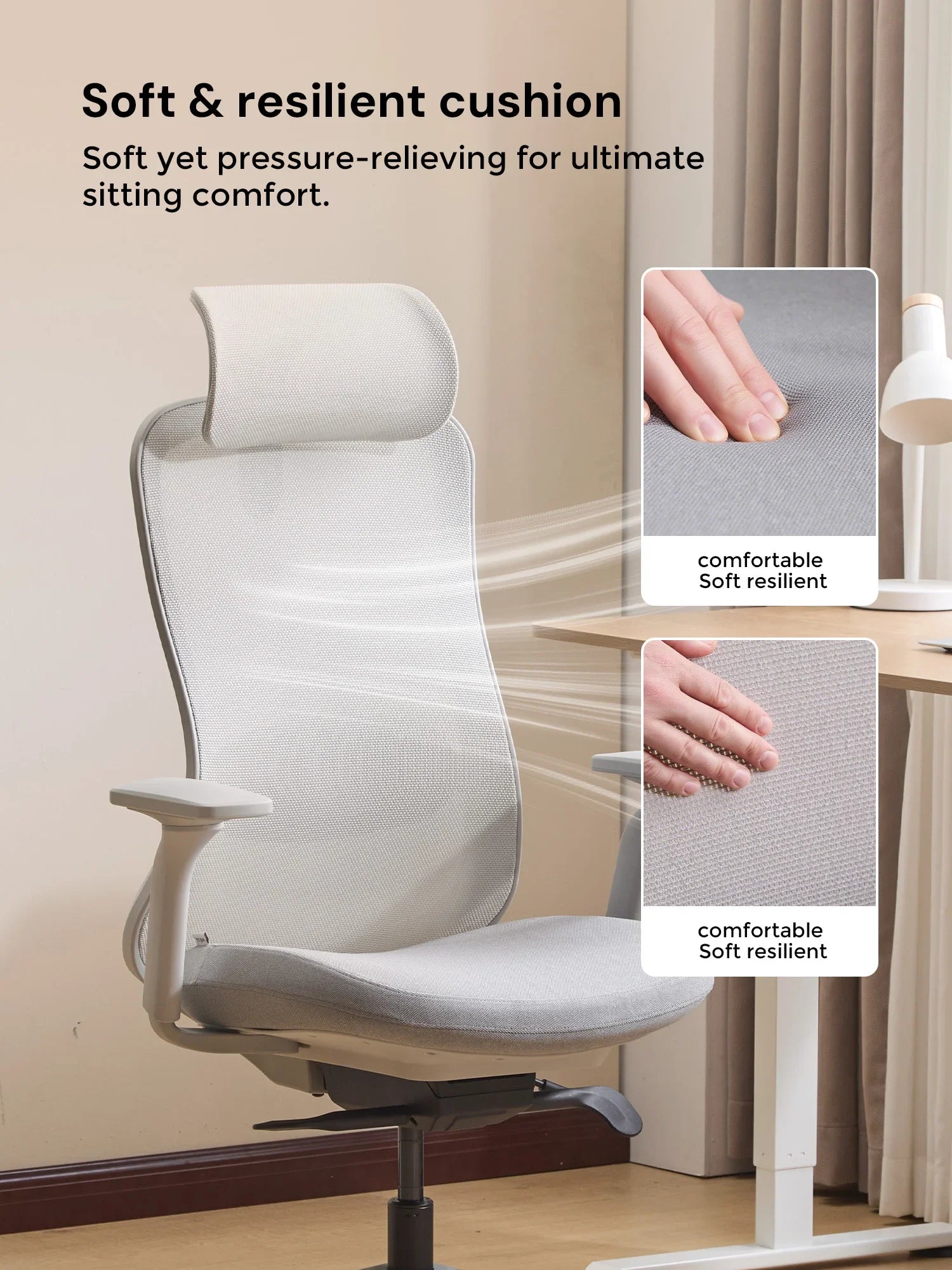S5 Office Chair with Smooth Arch Design Style