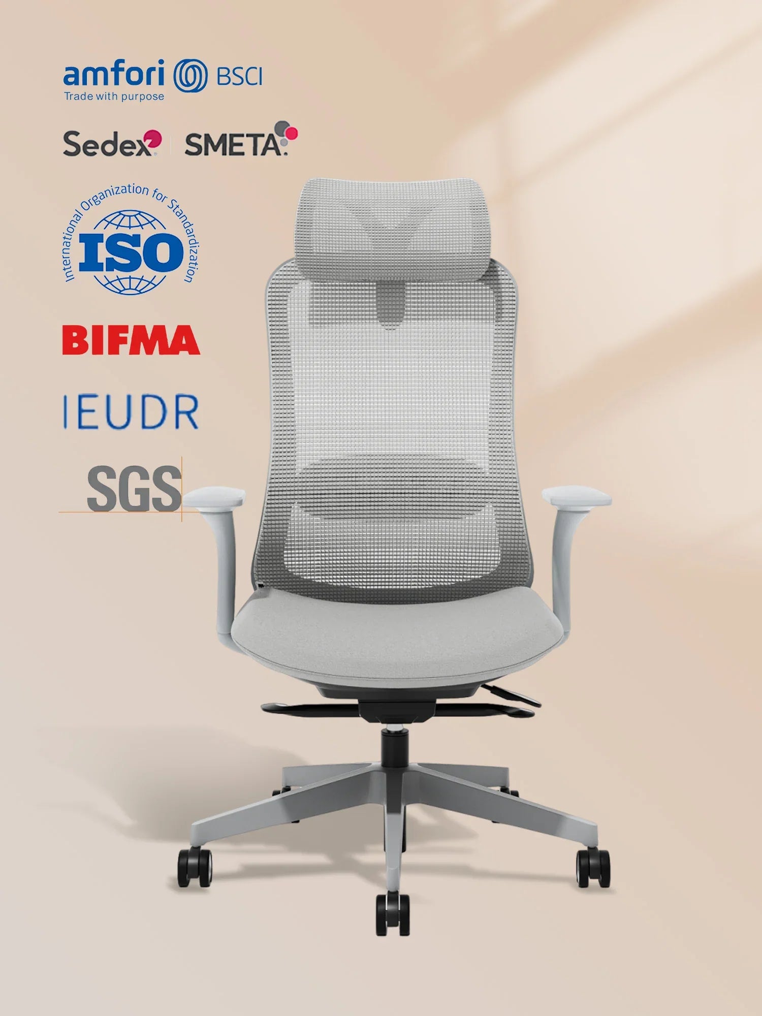 S5 Office Chair with Smooth Arch Design Style