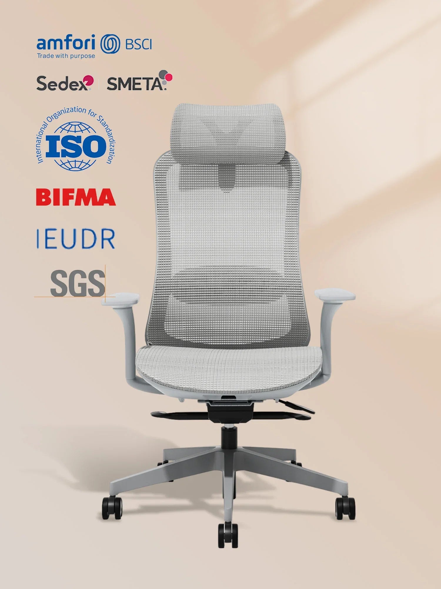 S5 Office Chair with Smooth Arch Design Style