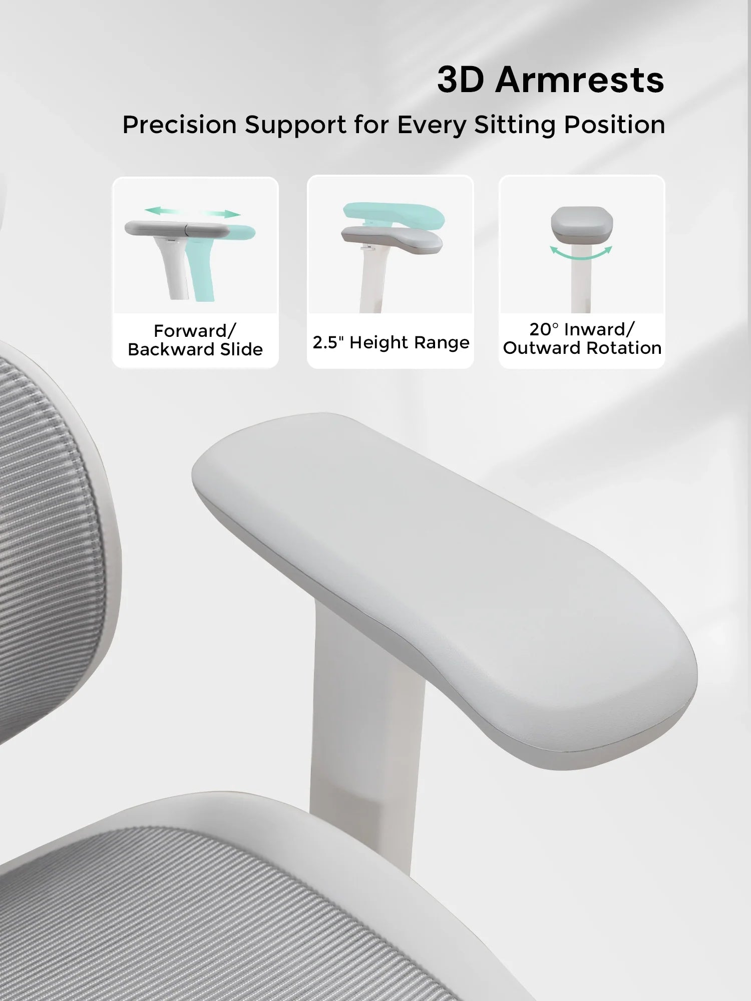 S9 Standard Ergonomic Office Chair with One-Touch Adjustment