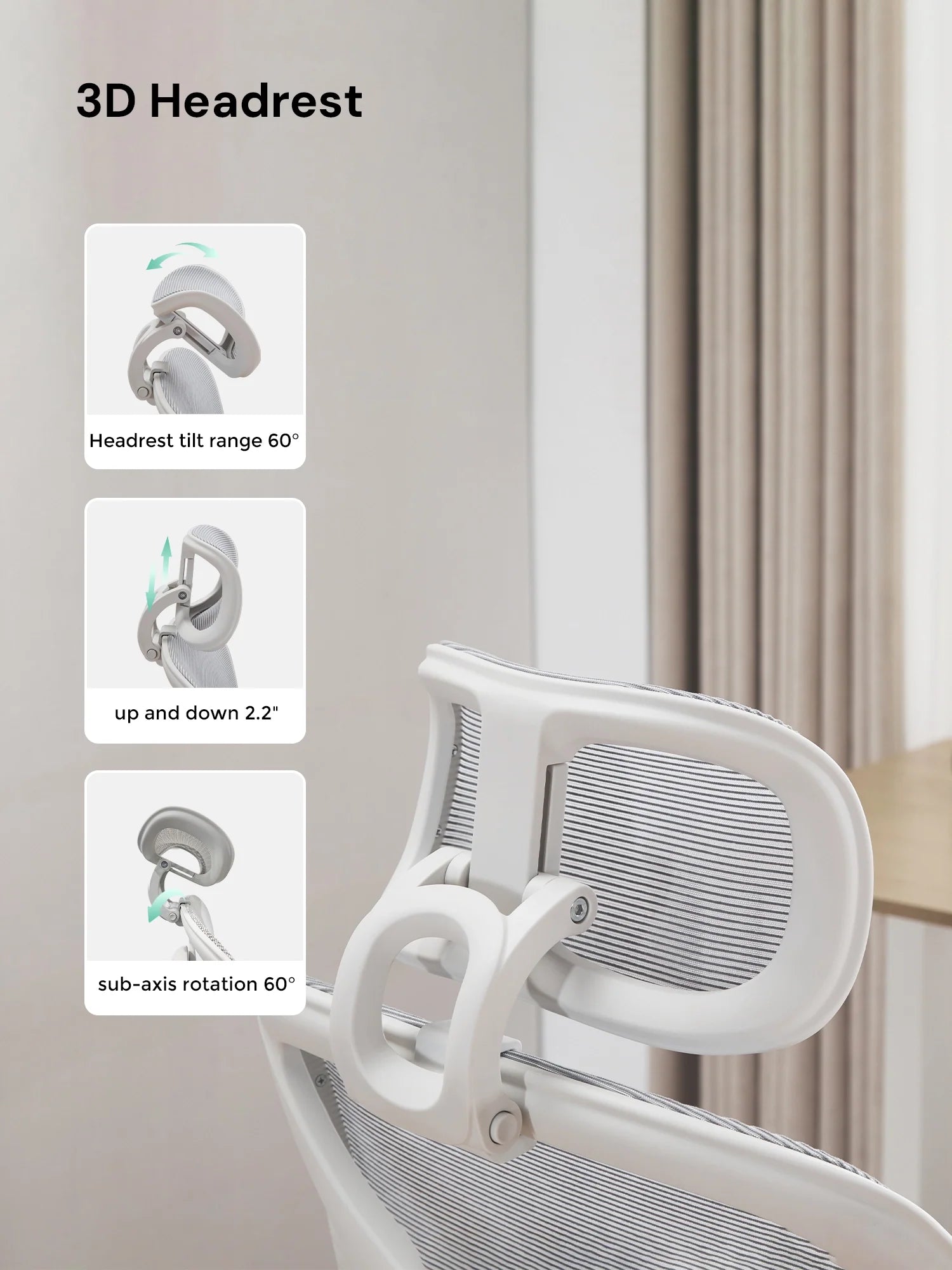 S9 Standard Ergonomic Office Chair with One-Touch Adjustment